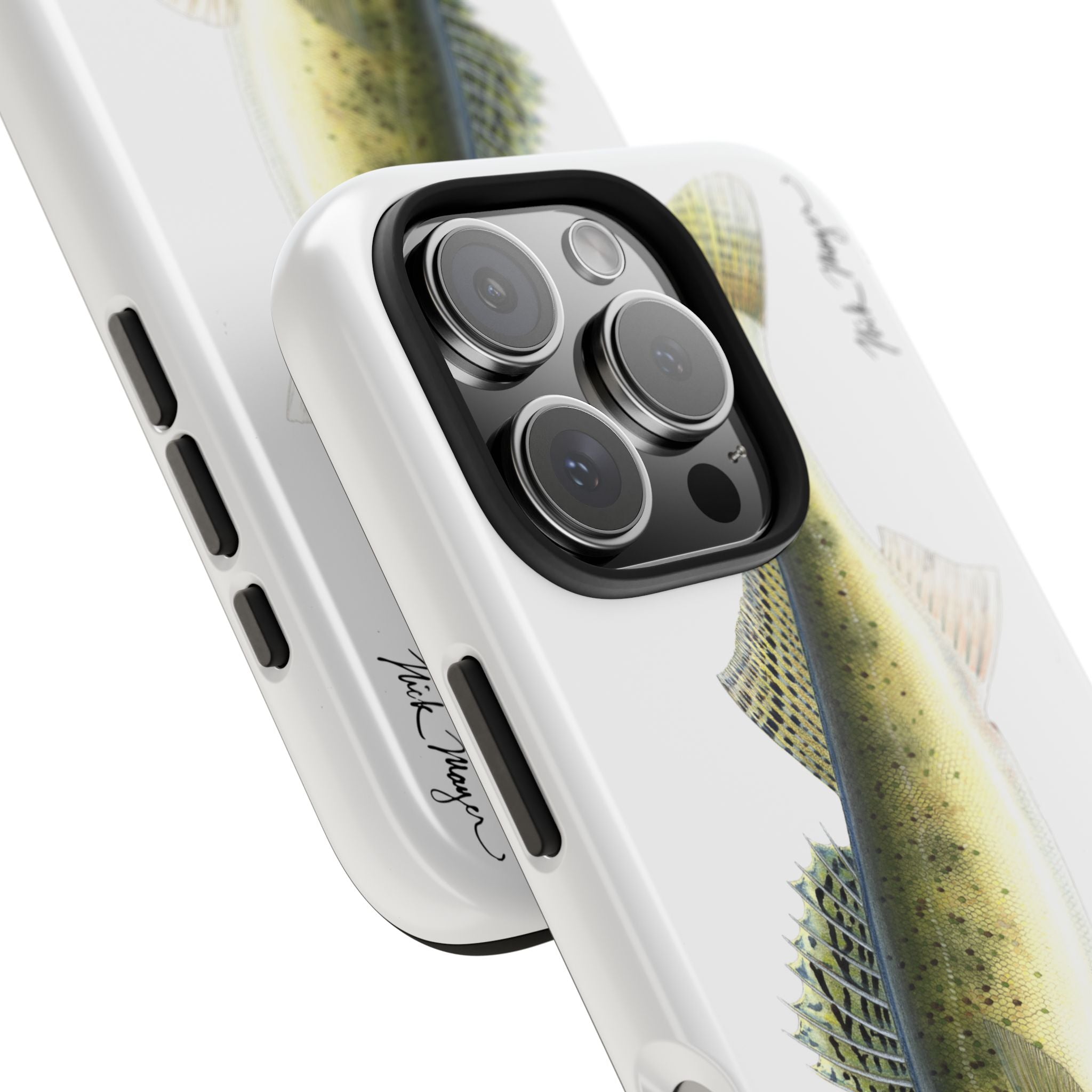 Walleye White Phone Case (iPhone)