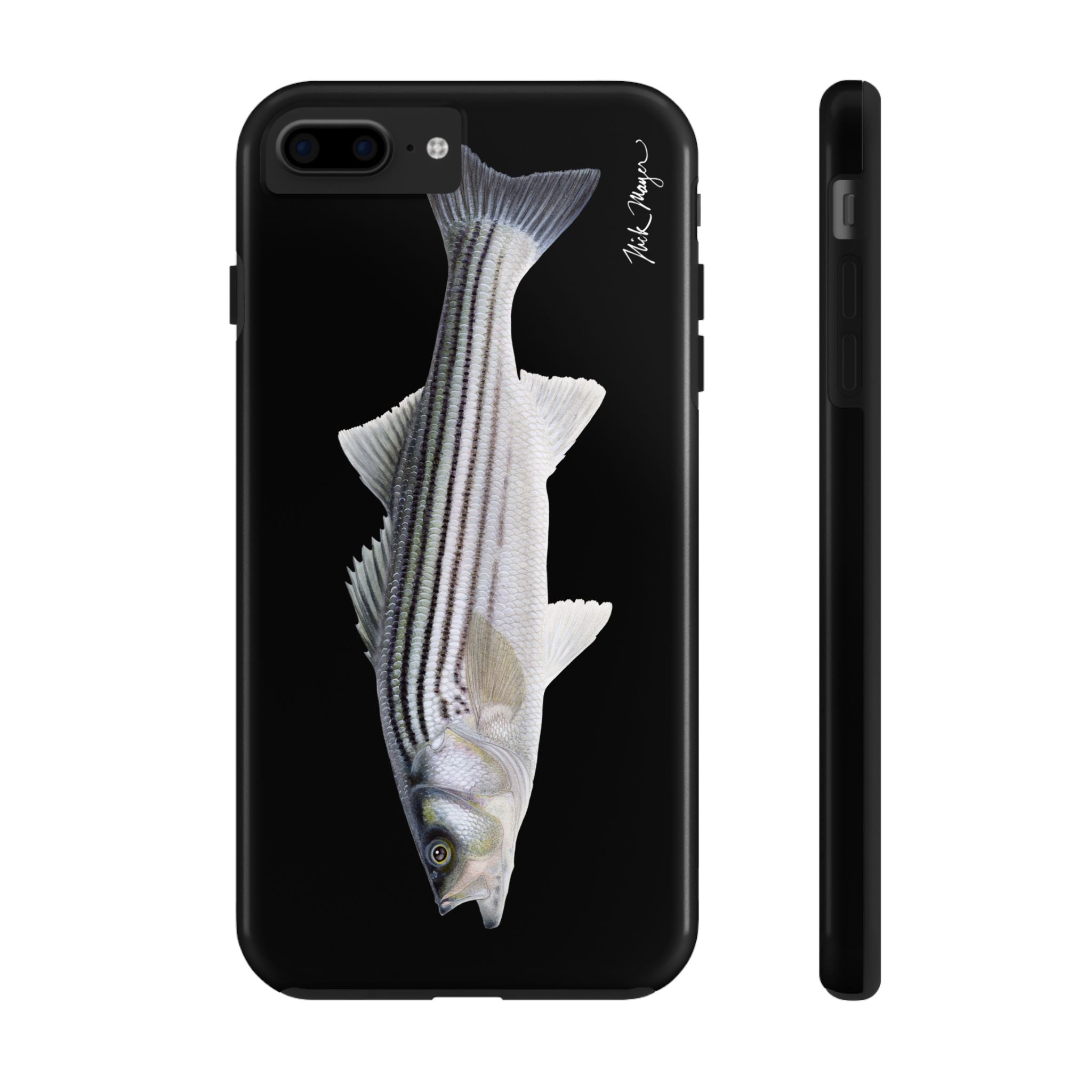 Schoolie Striper Black Phone Case (iPhone)