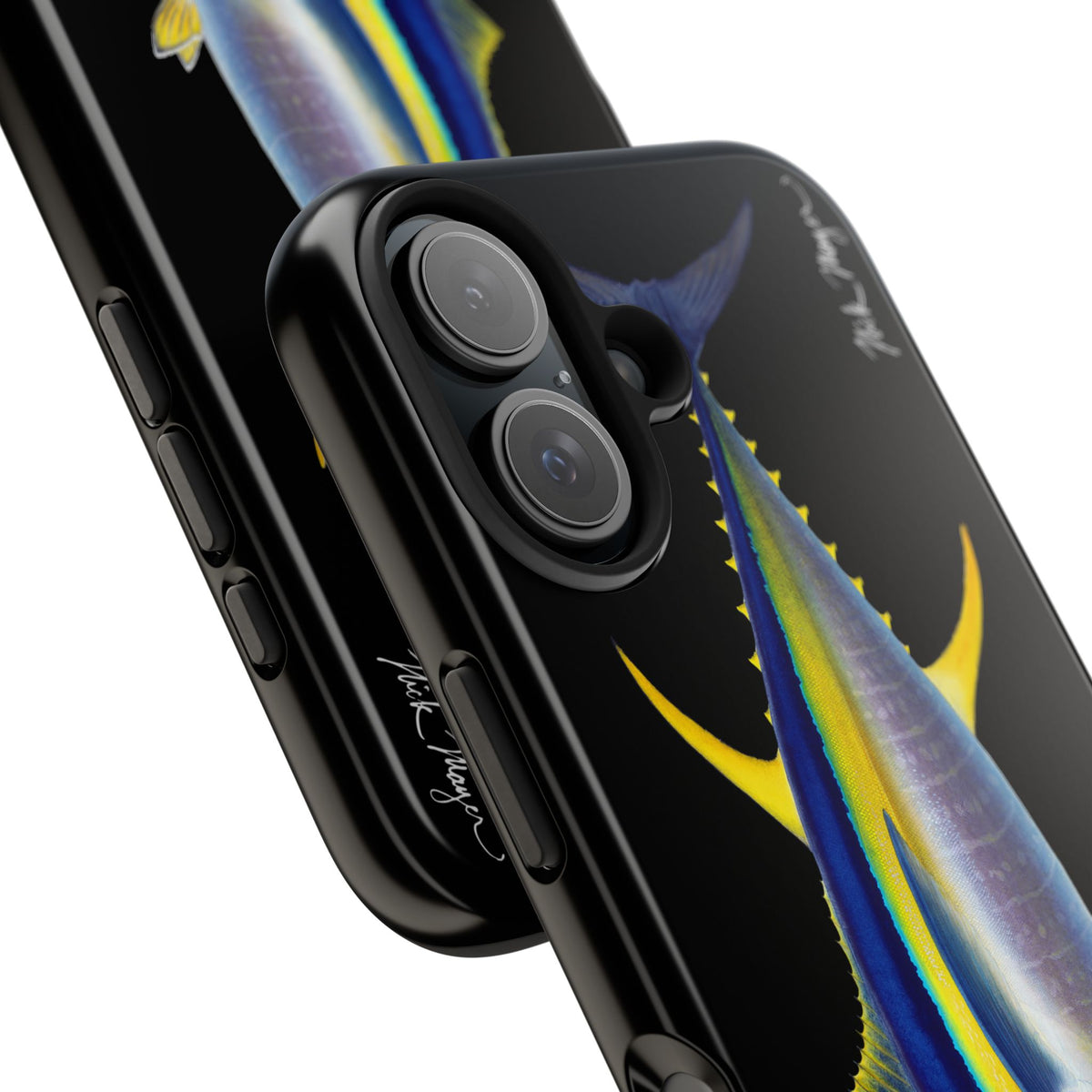 Yellowfin Tuna Black Phone Case (iPhone) Printify