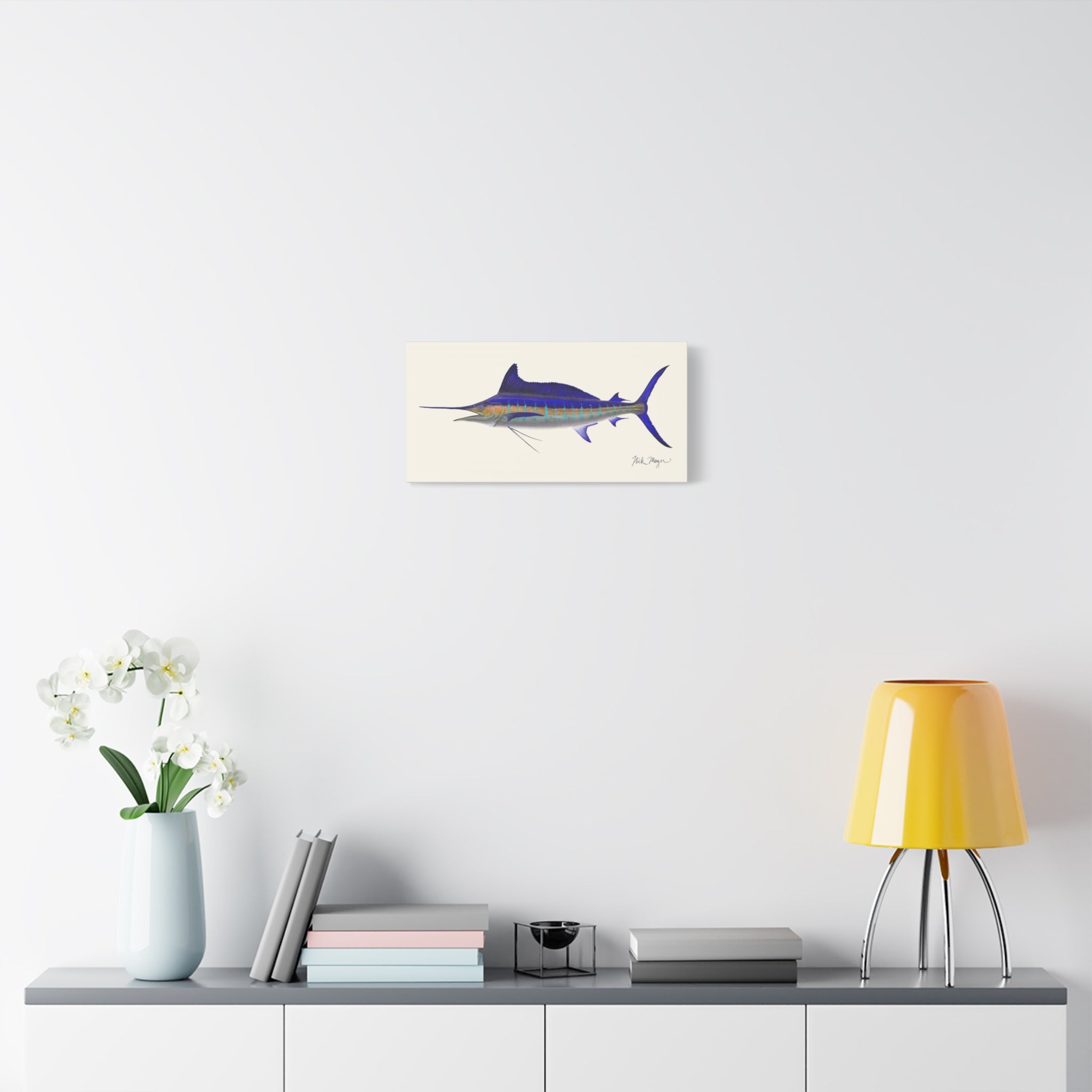 Striped Marlin Canvas Print