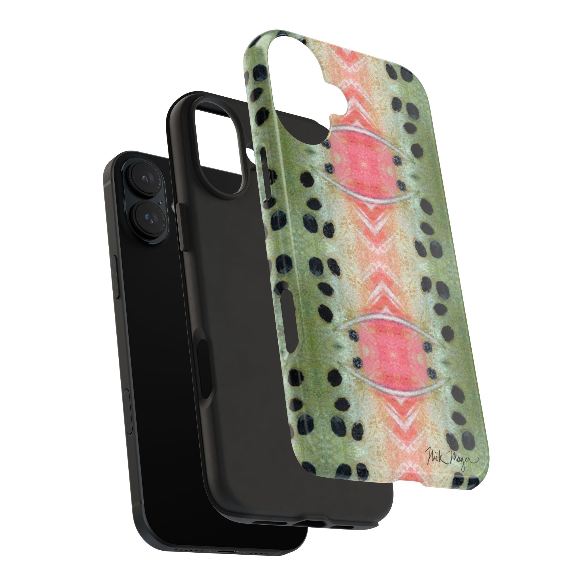 Rainbow Trout Pattern Phone Case (iPhone)