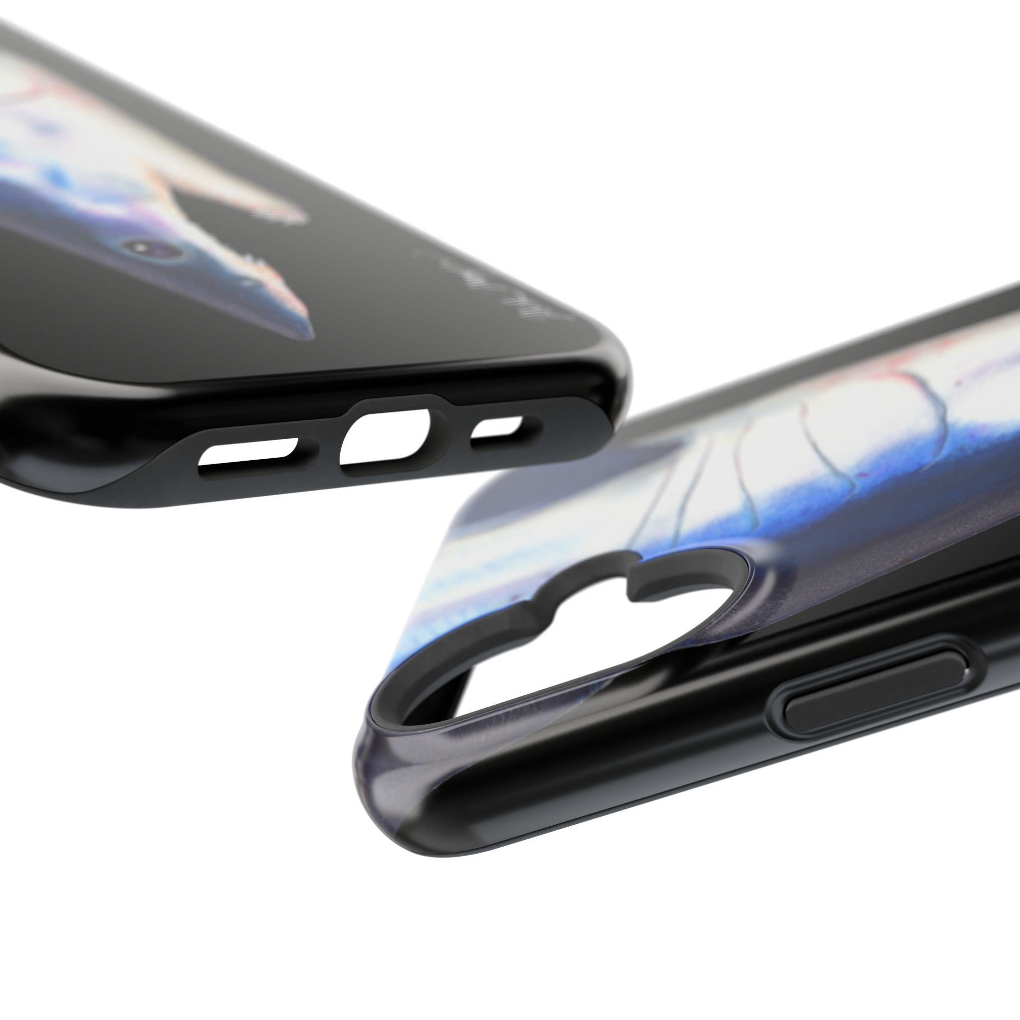 Mako Shark Face MagSafe Black iPhone Case