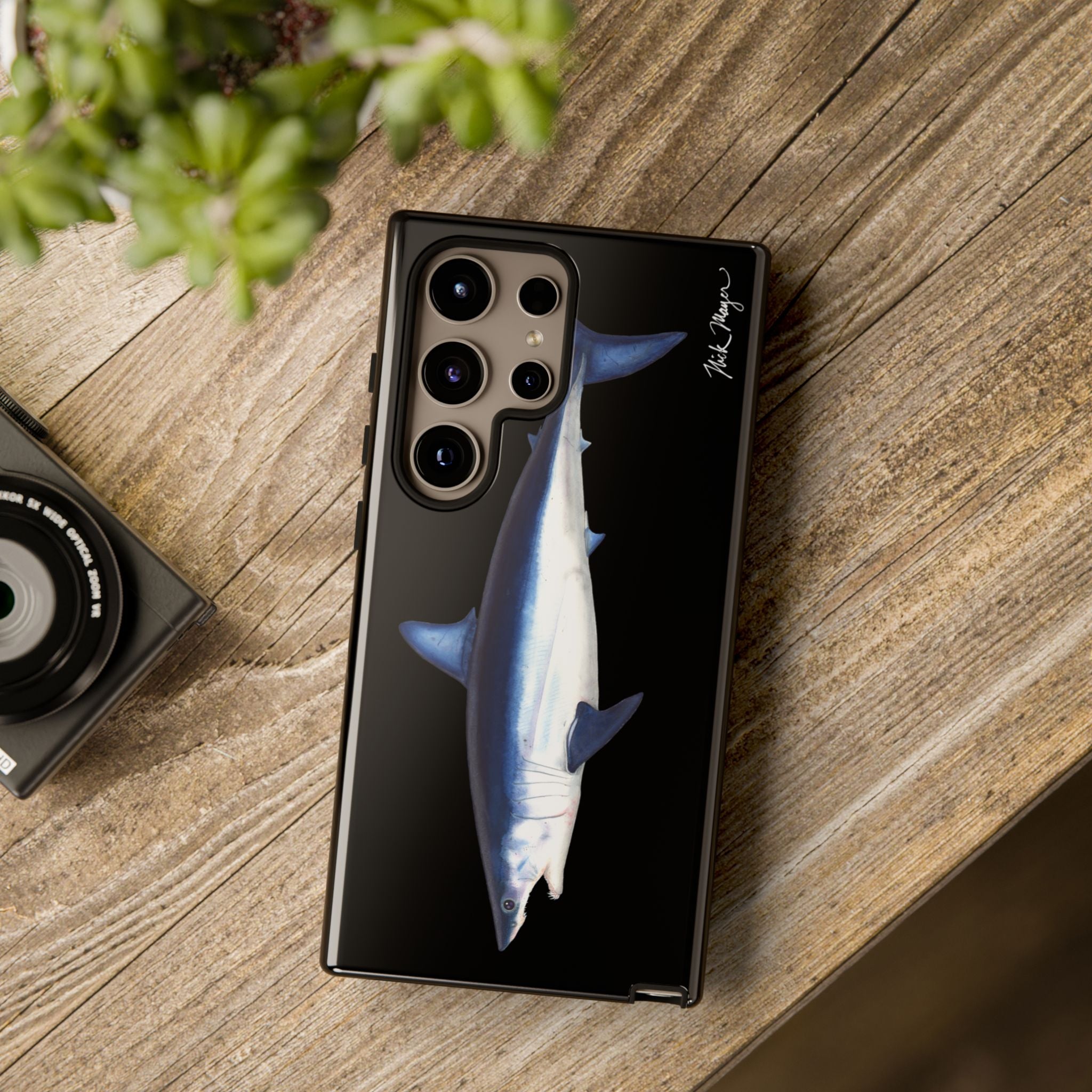 Mako Shark Black Phone Case (Samsung)