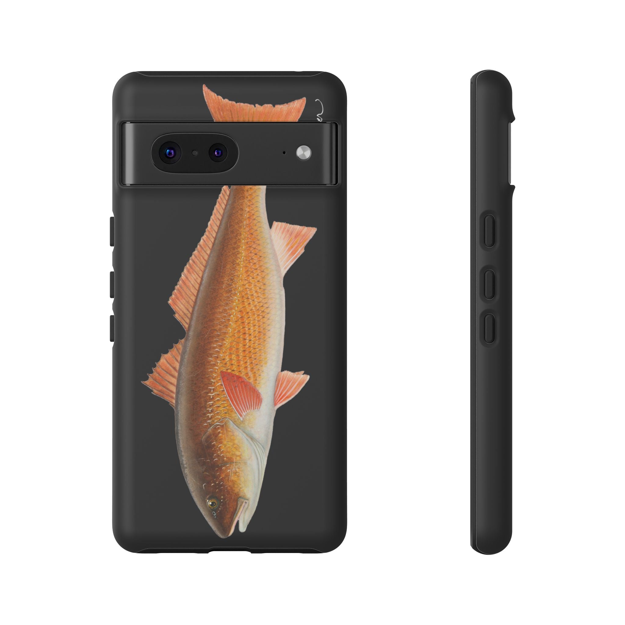 Redfish Black Phone Case (Samsung) Printify