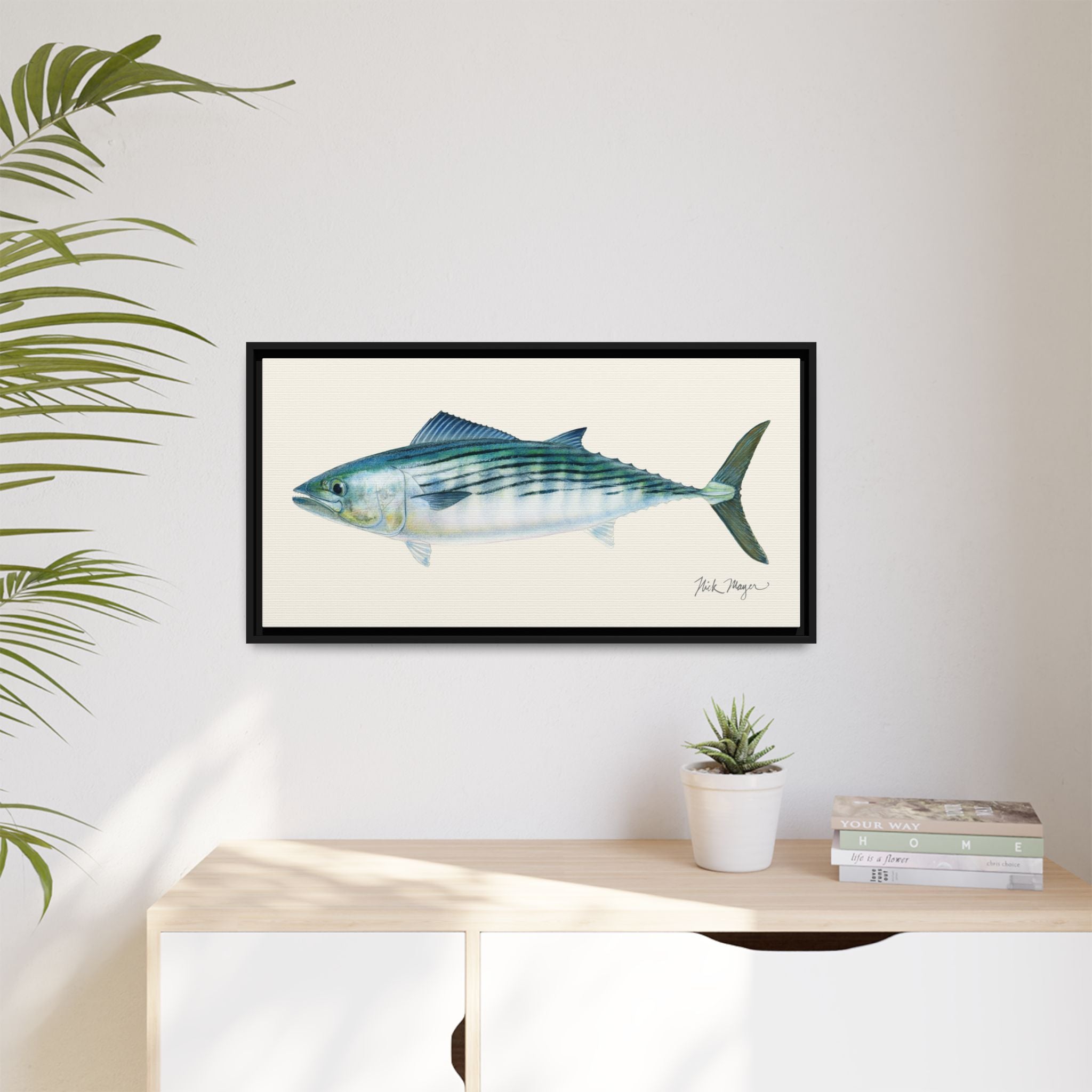 Bonito Framed Canvas Print Printify
