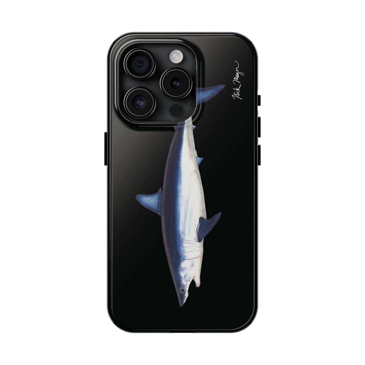 Mako Shark Black iPhone Case Printify
