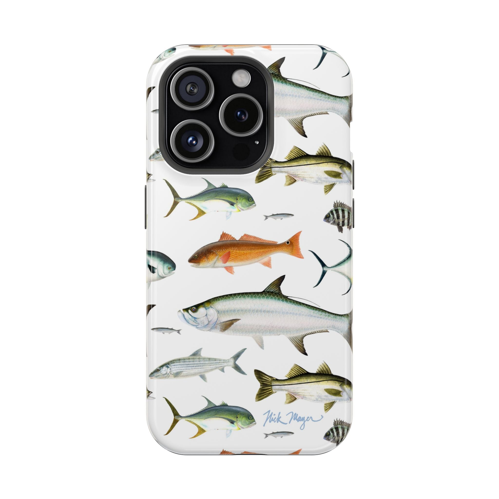 Southern Fish White MagSafe iPhone Case