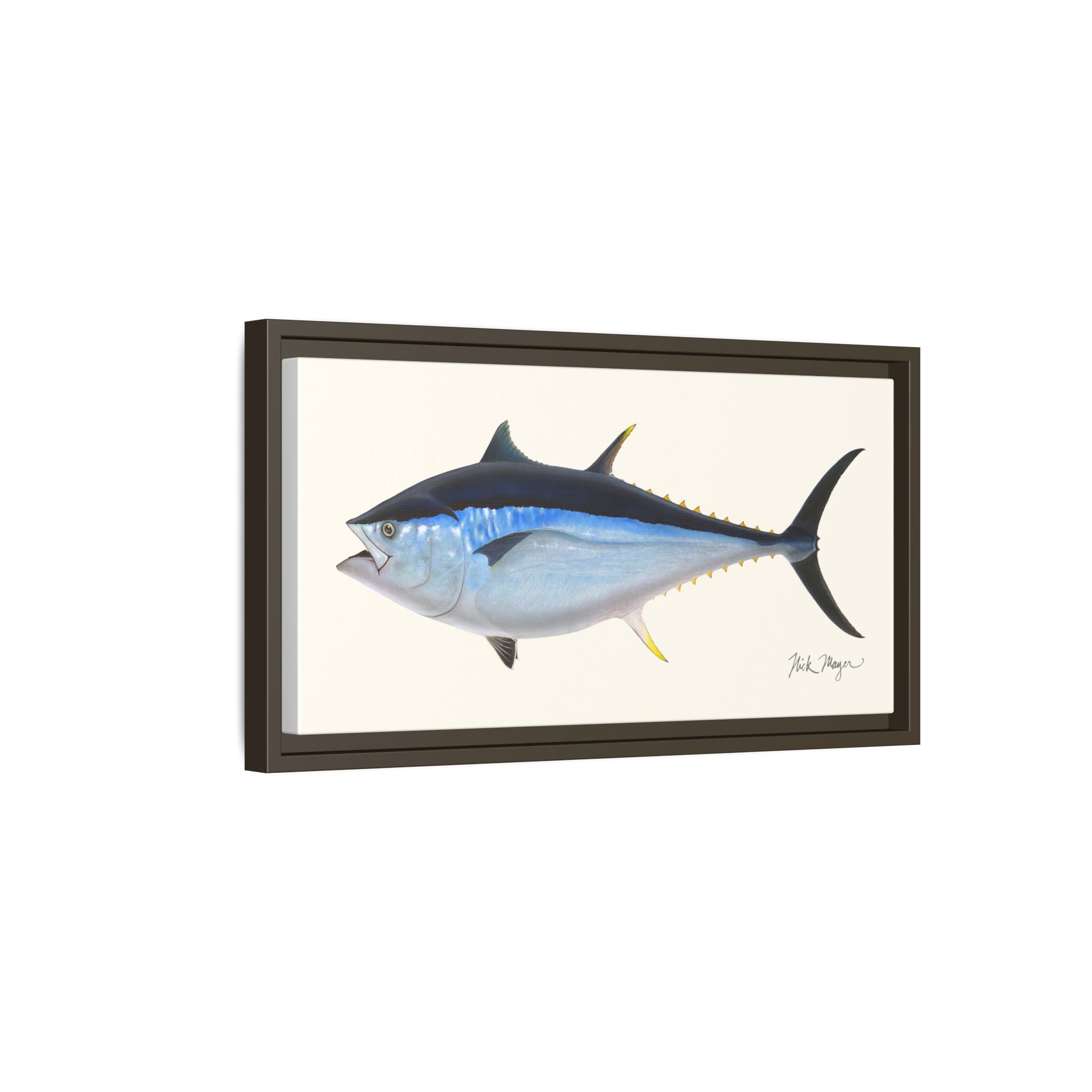 Giant Bluefin Tuna 2 Framed Canvas Print