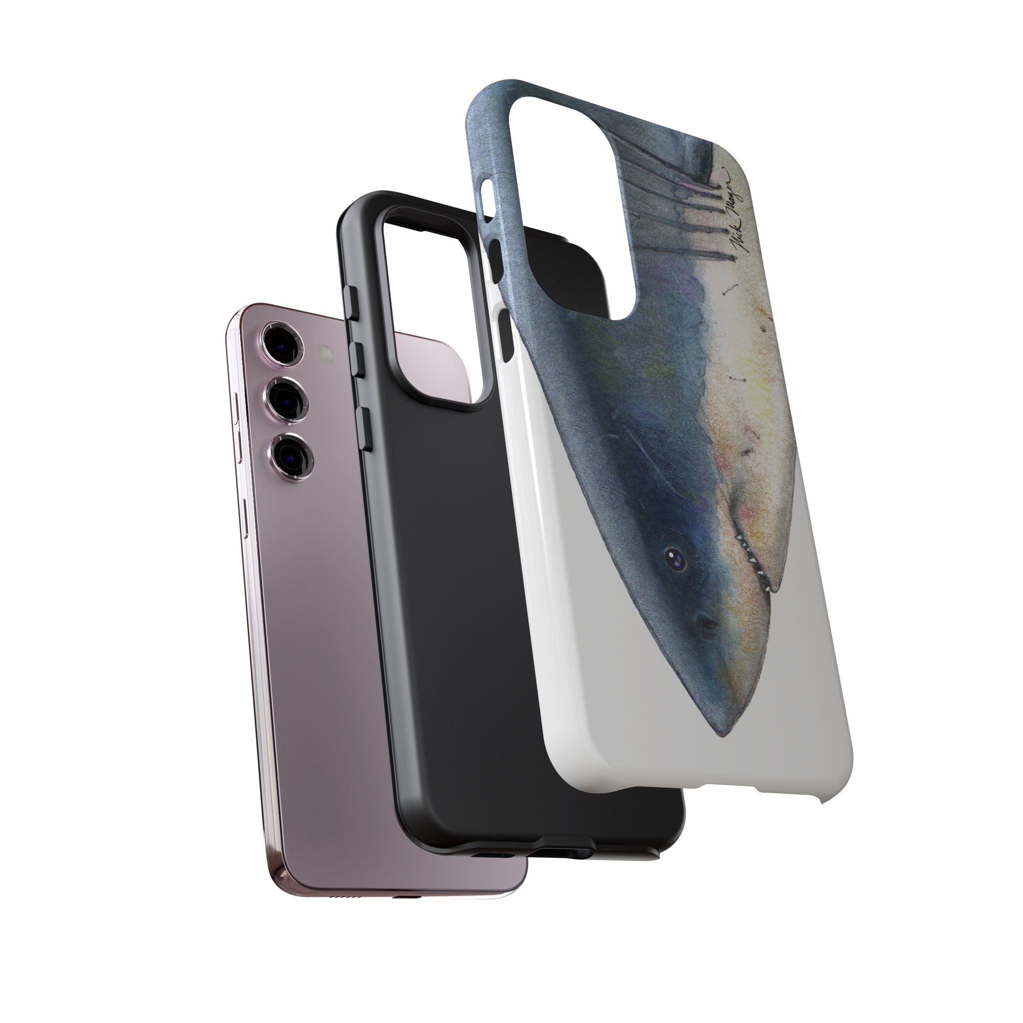 Great White Shark Face Phone Case (Samsung) Printify