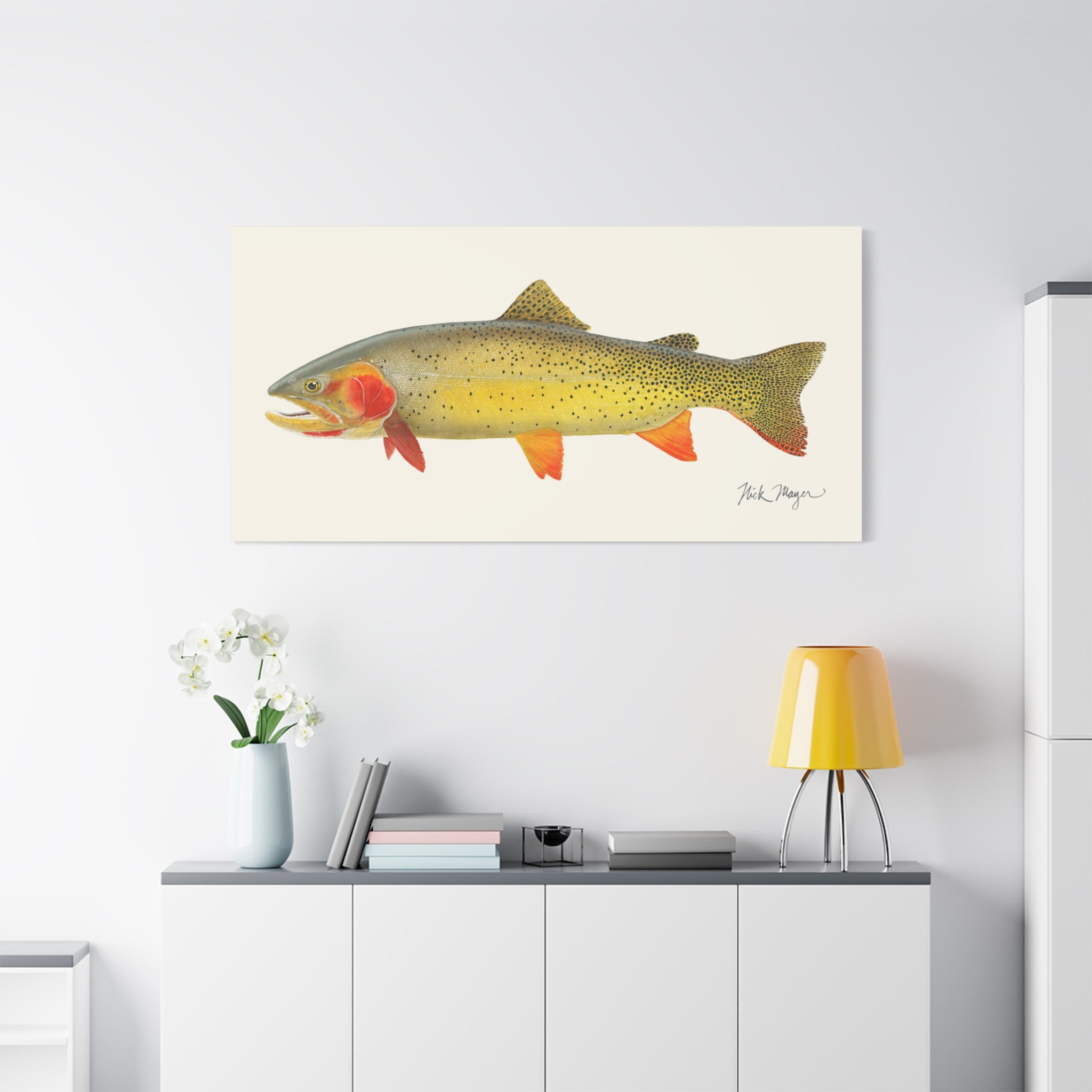 Cutthroat Trout I Canvas Print Printify