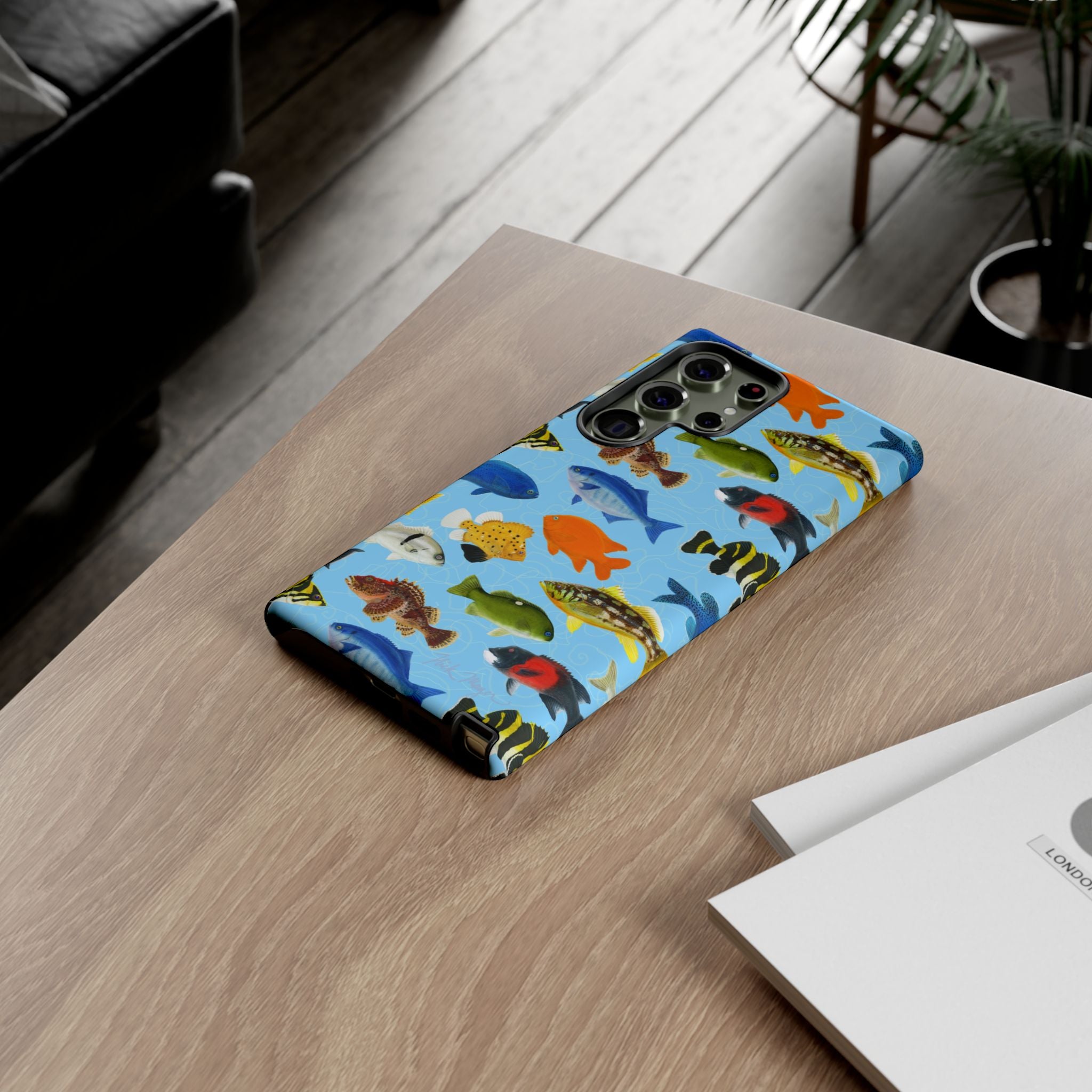 NEW California Fish Blue Phone Case (Samsung)