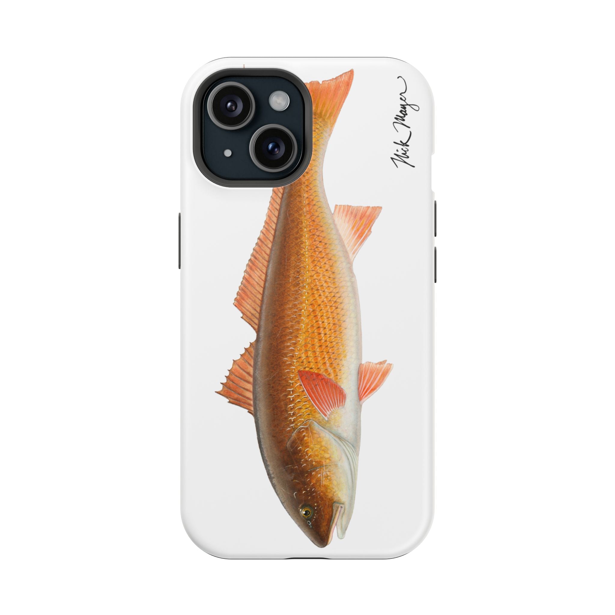 Redfish MagSafe White iPhone Case