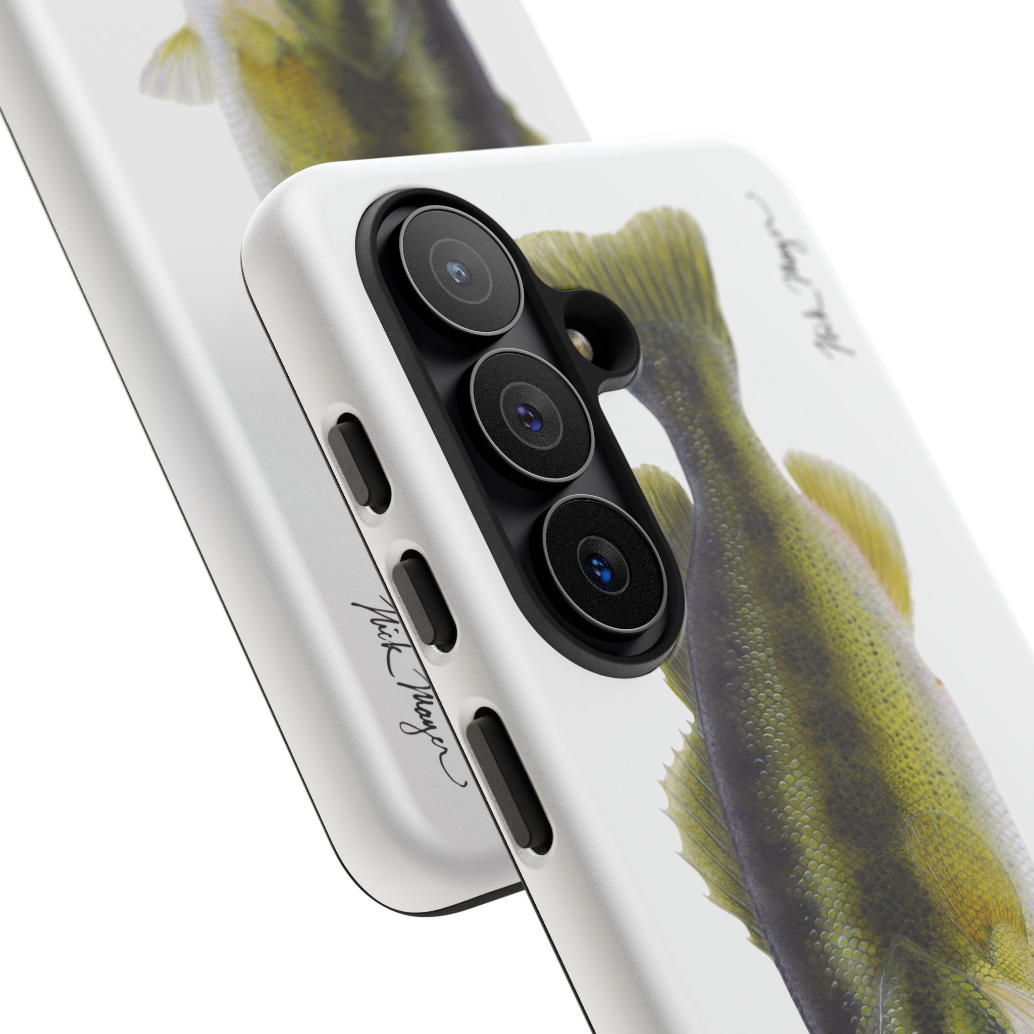 Largemouth Bass White Phone Case (Samsung) Printify