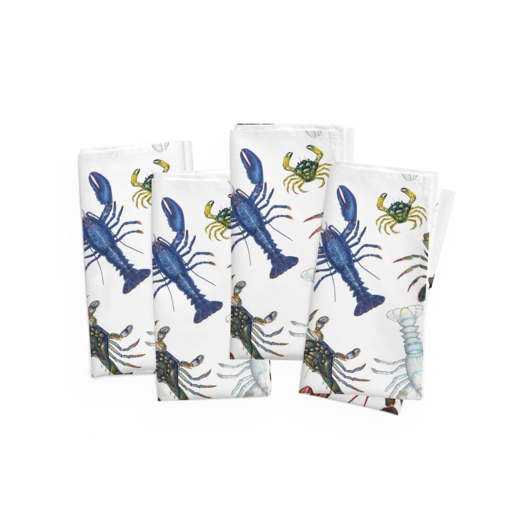 Lobsters 4 Piece Cloth Napkin Set