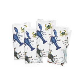 Lobsters 4 Piece Cloth Napkin Set