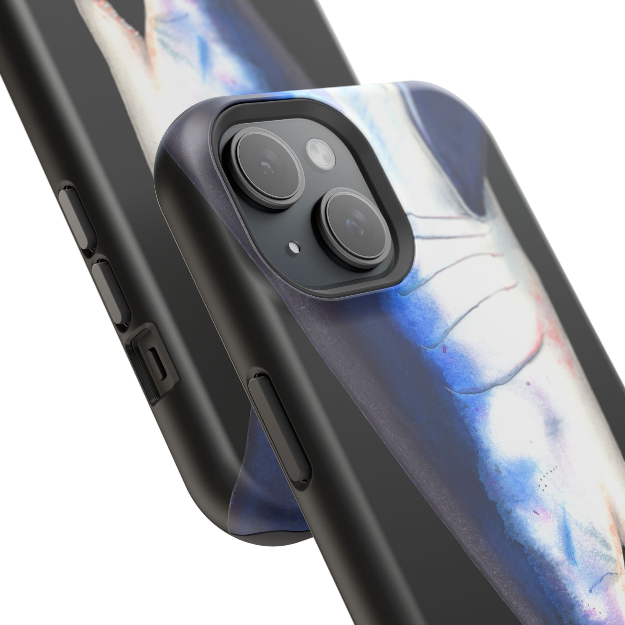 Mako Shark Face MagSafe Black iPhone Case