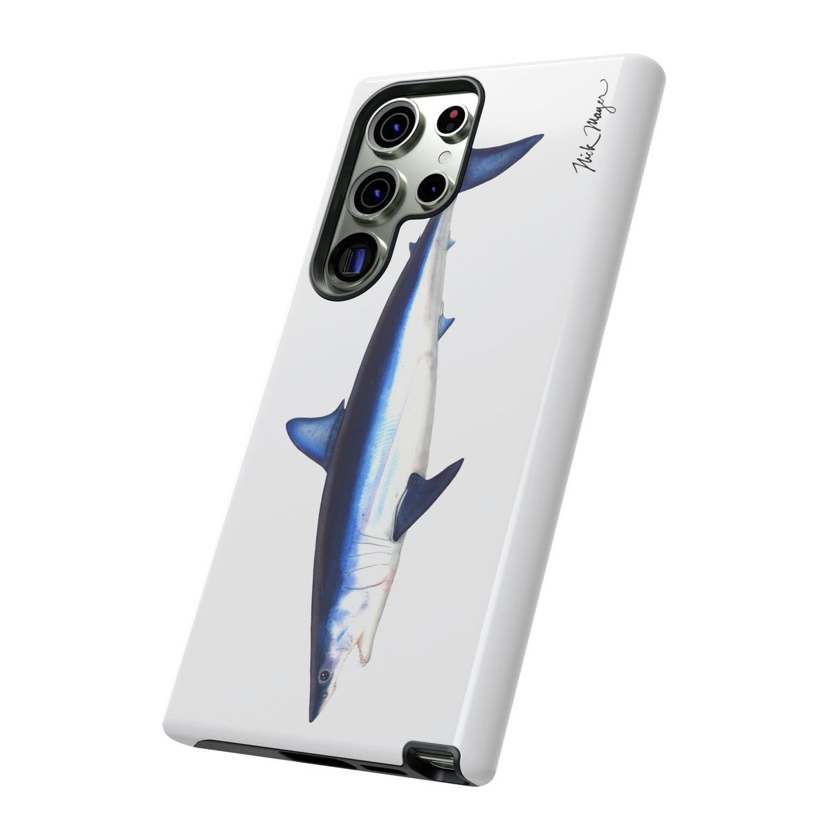 Mako Shark White Phone Case (Samsung) Printify