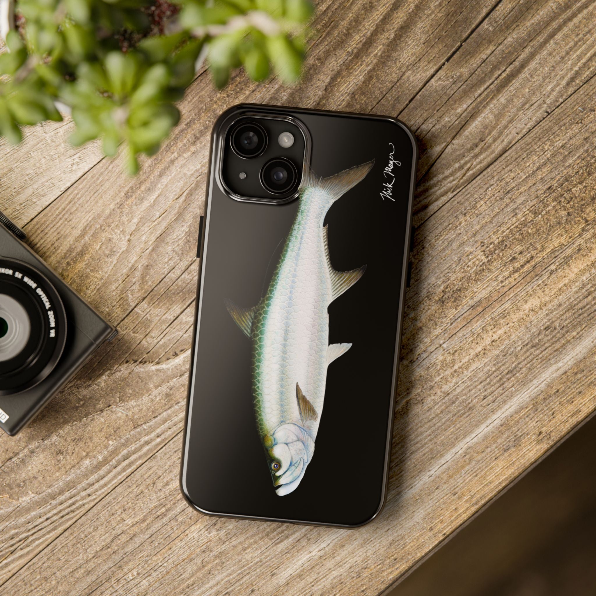 Tarpon Black Phone Case (iPhone)