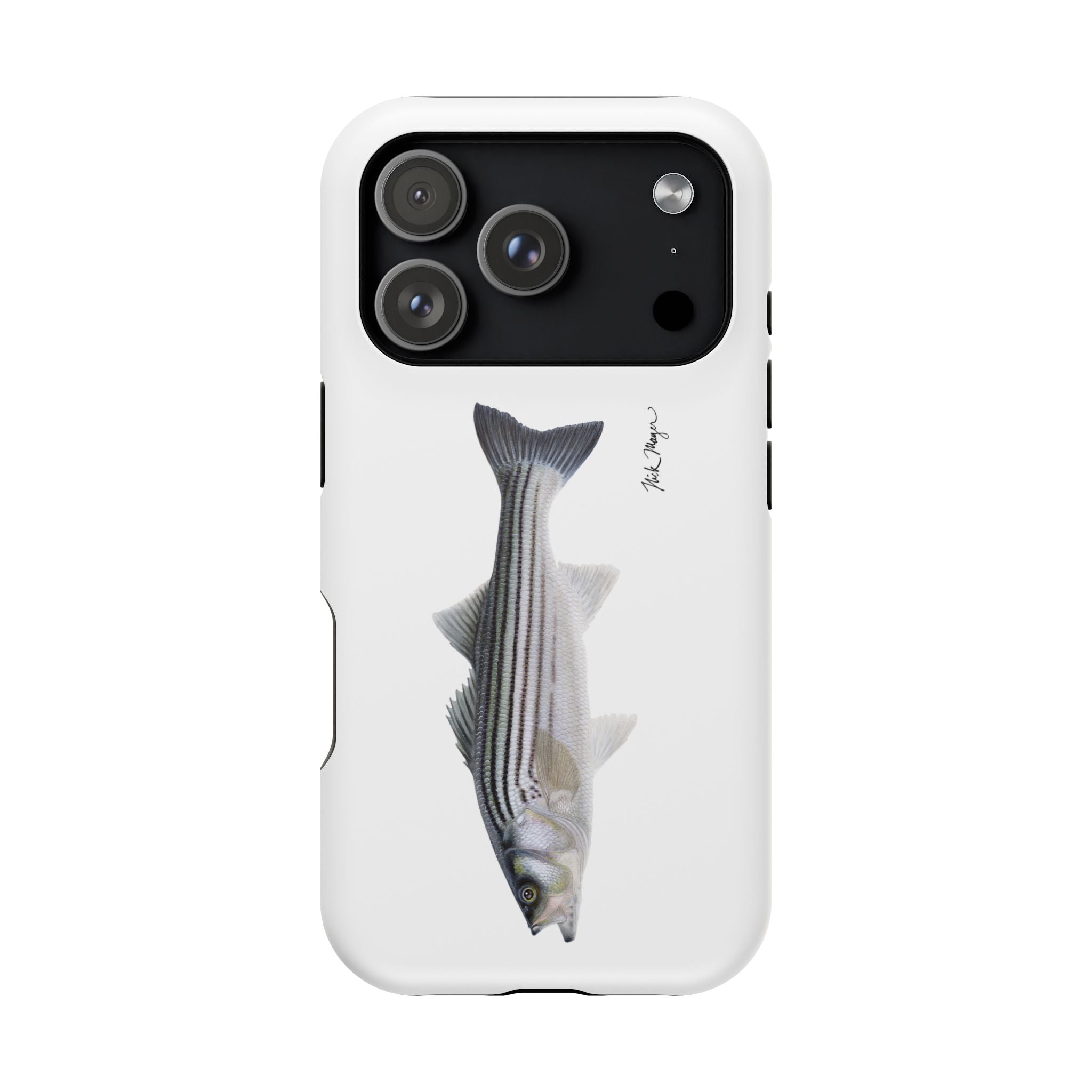 Schoolie Striper MagSafe White iPhone Case