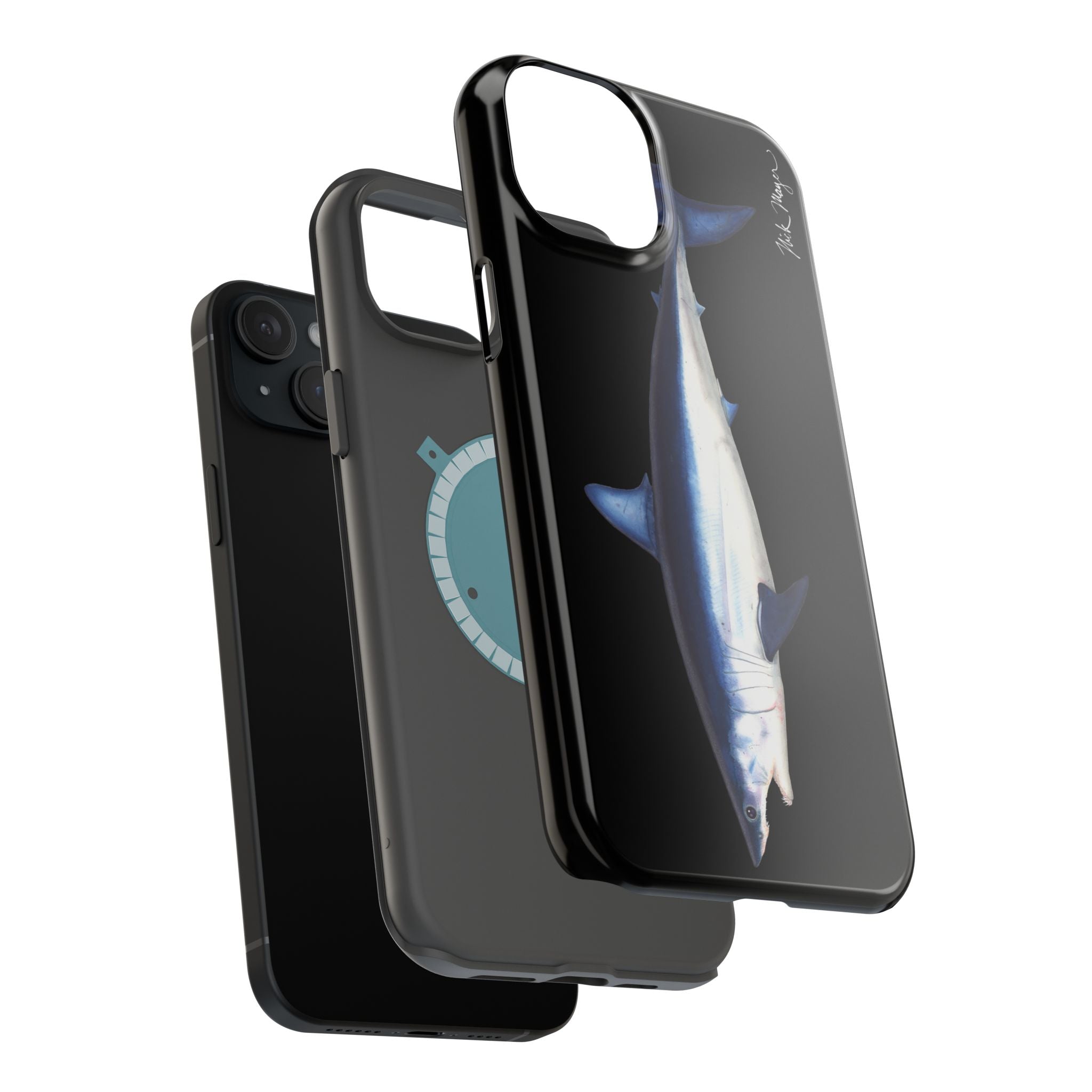 Mako Shark MagSafe Black iPhone Case