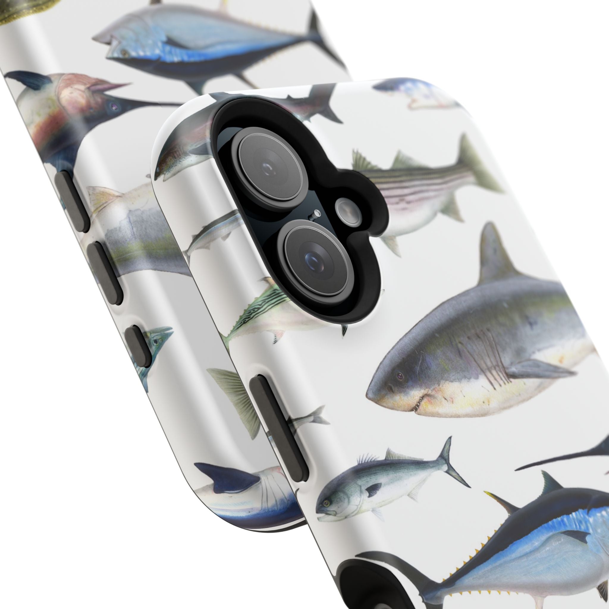 New England Fish White MagSafe iPhone Case
