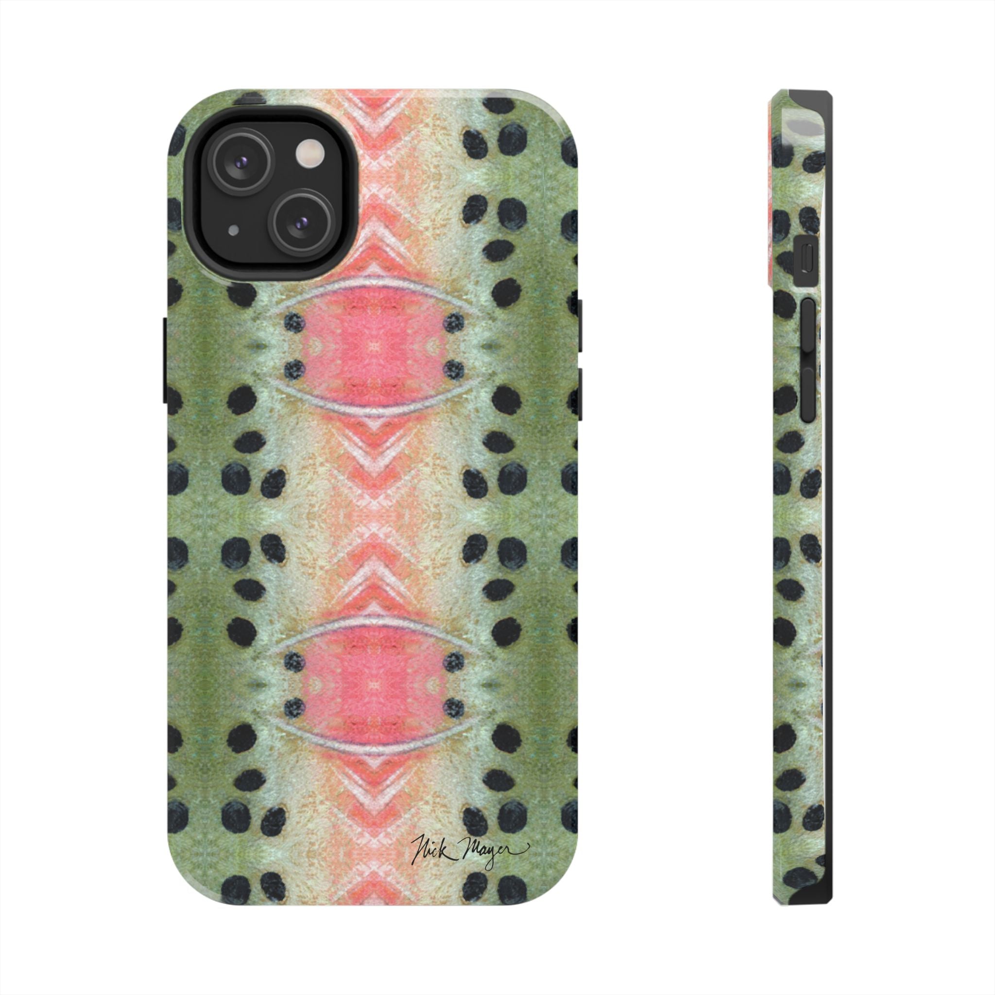 Rainbow Trout Pattern Phone Case (iPhone)