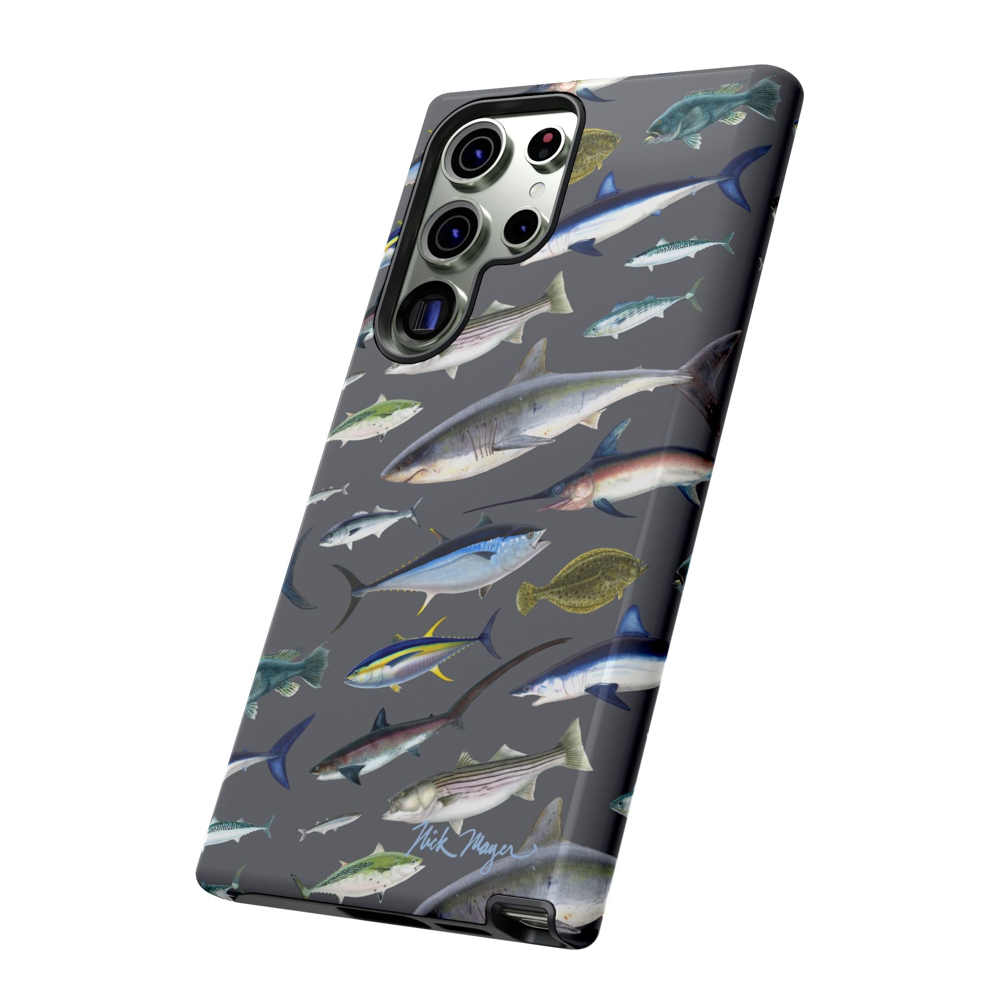 New England Offshore Fish Grey Phone Case, NEW!  (Samsung)
