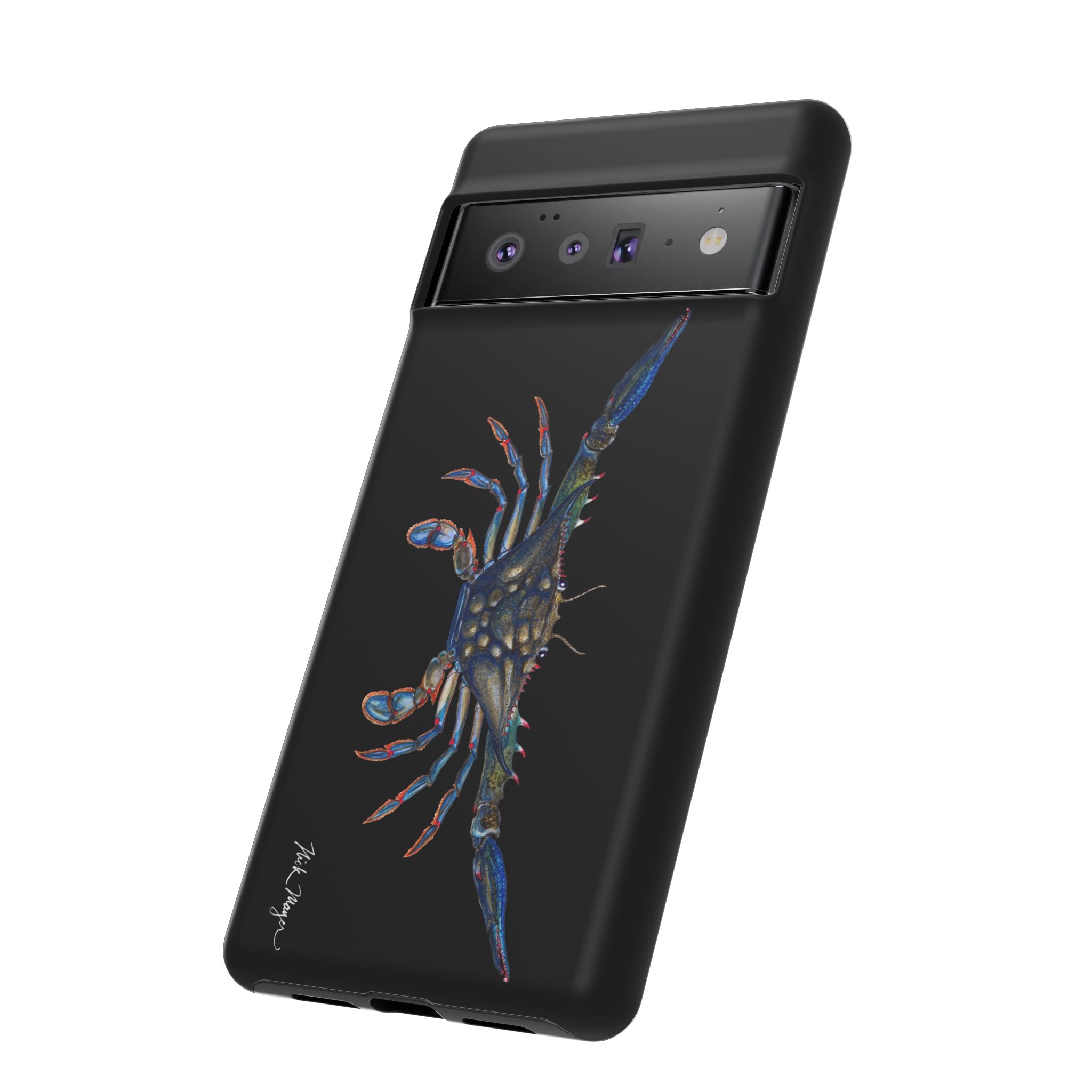 Blue Crab Black Phone Case (Samsung)