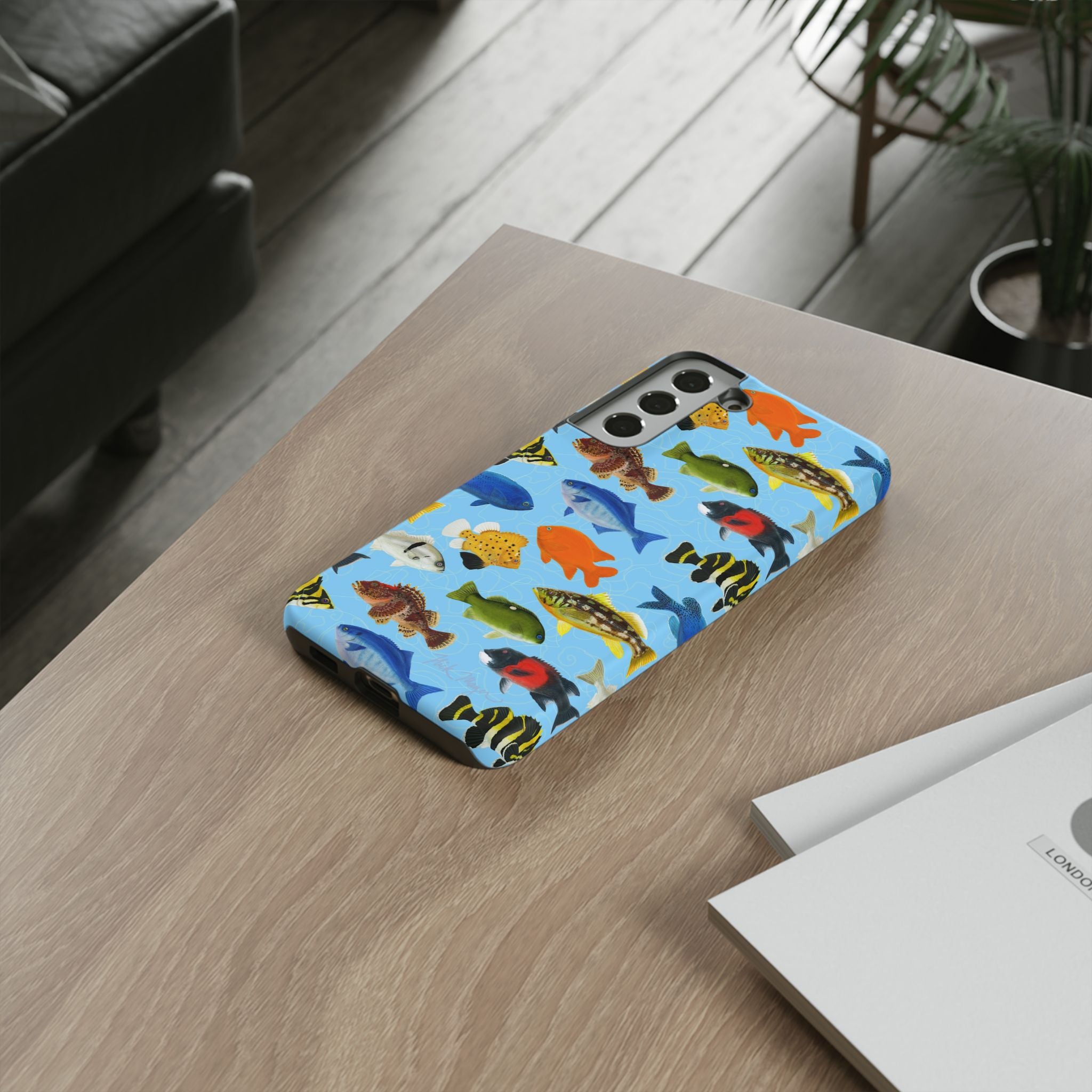 NEW California Fish Blue Phone Case (Samsung)