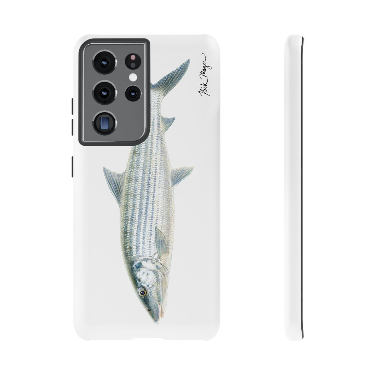 Bonefish White Phone Case (Samsung) Printify