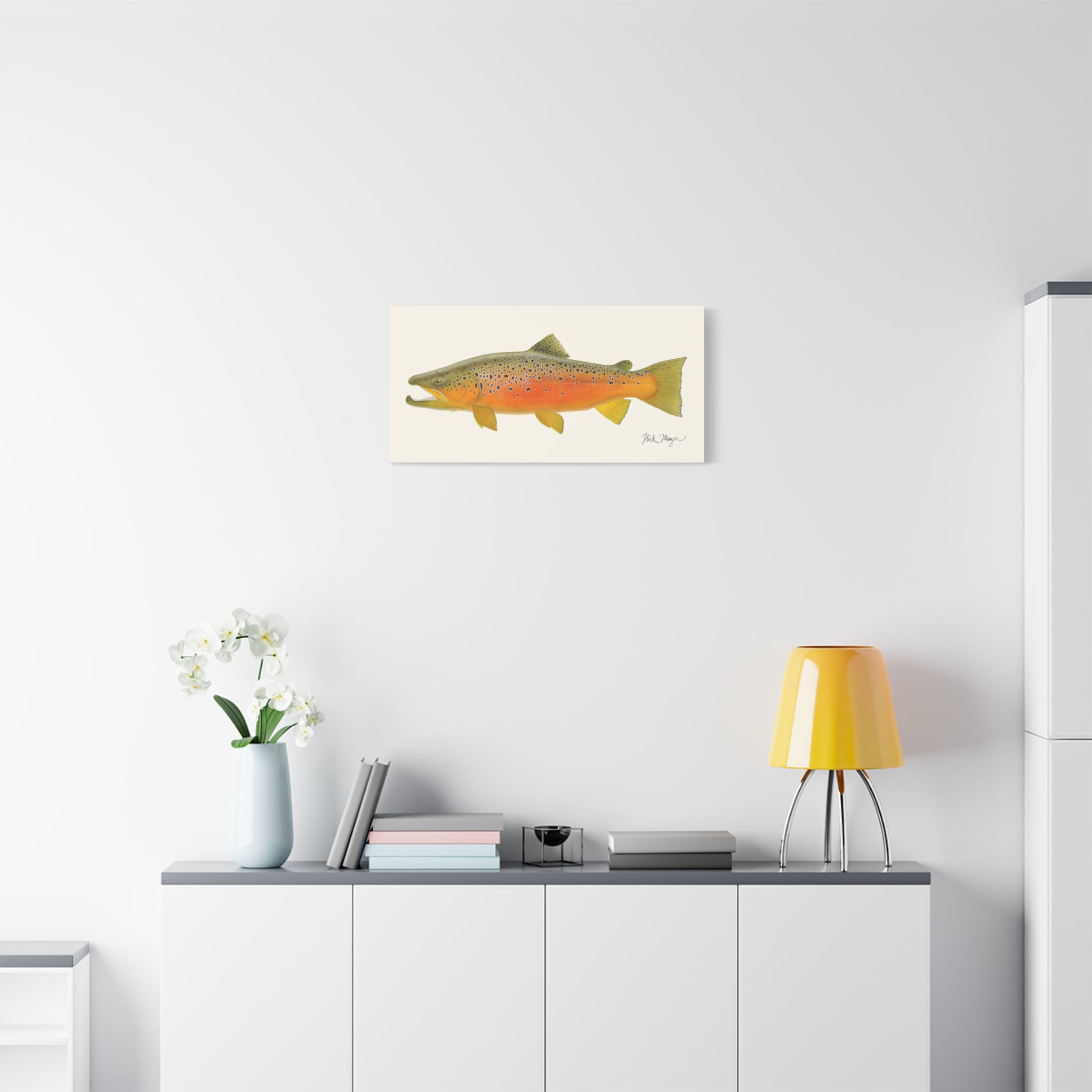 Brown Trout II Canvas Print, NEW for Holiday 2025!
