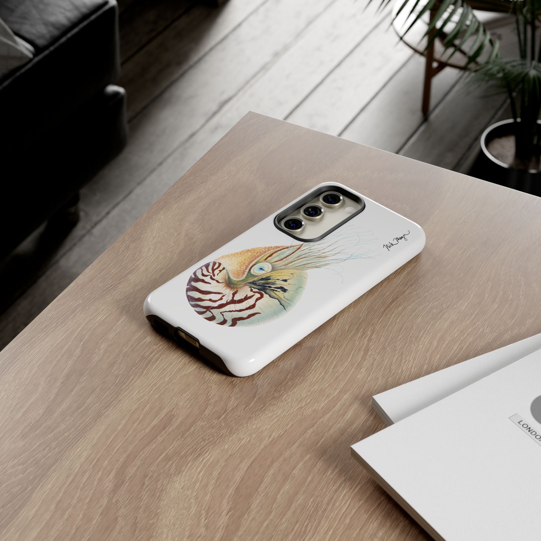Chambered Nautilus Phone Case (Samsung) Printify