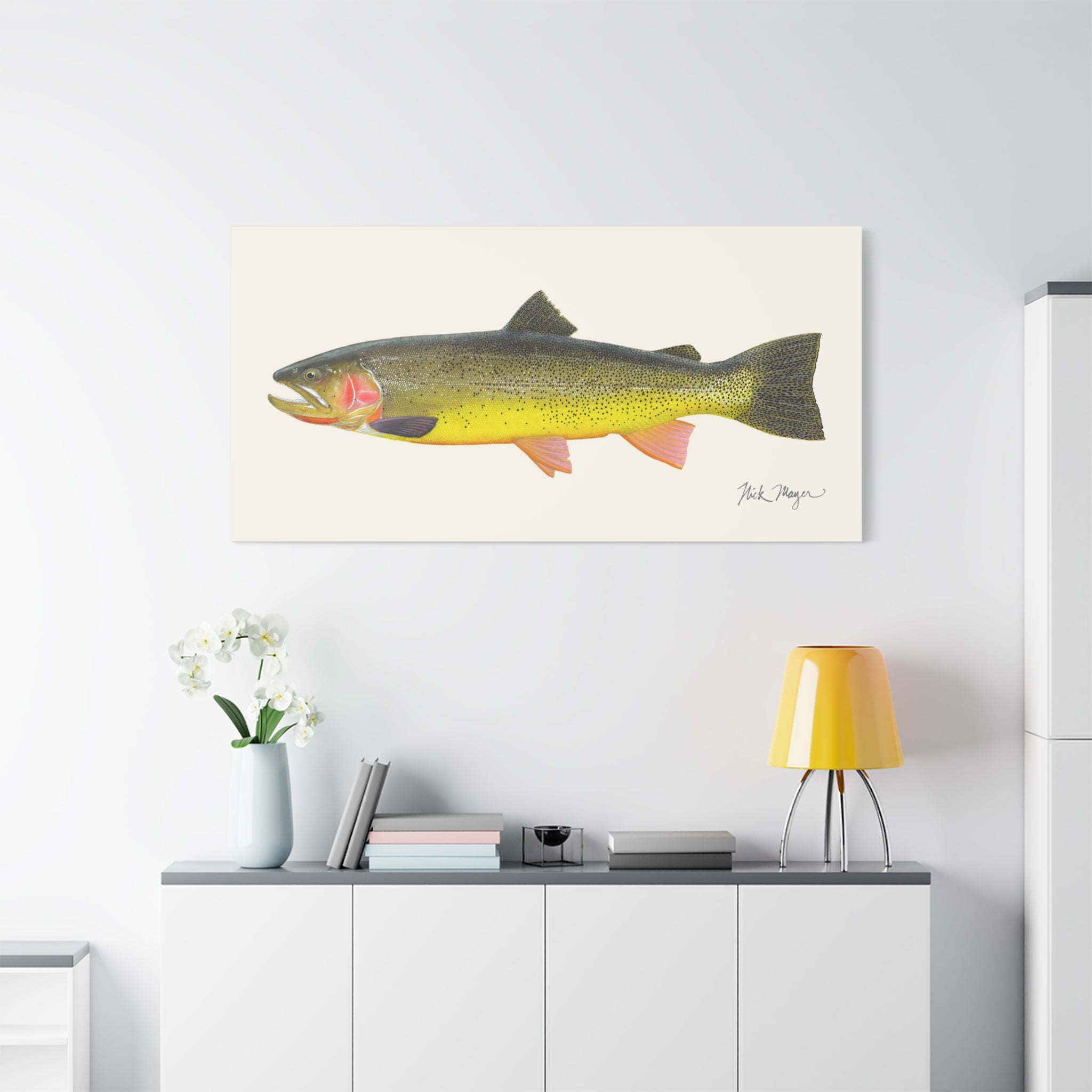 Cutthroat Trout III Canvas Print Printify