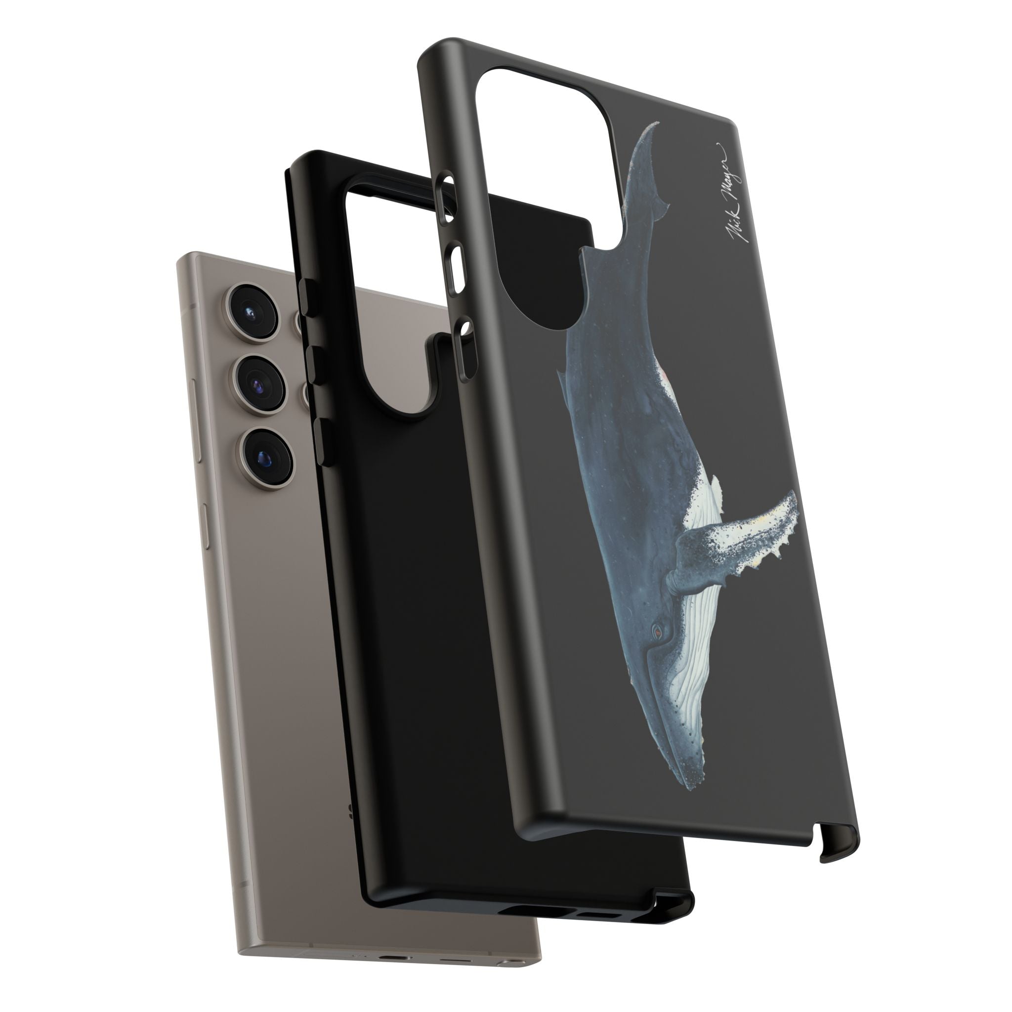 Humpback Black Phone Case (Samsung)