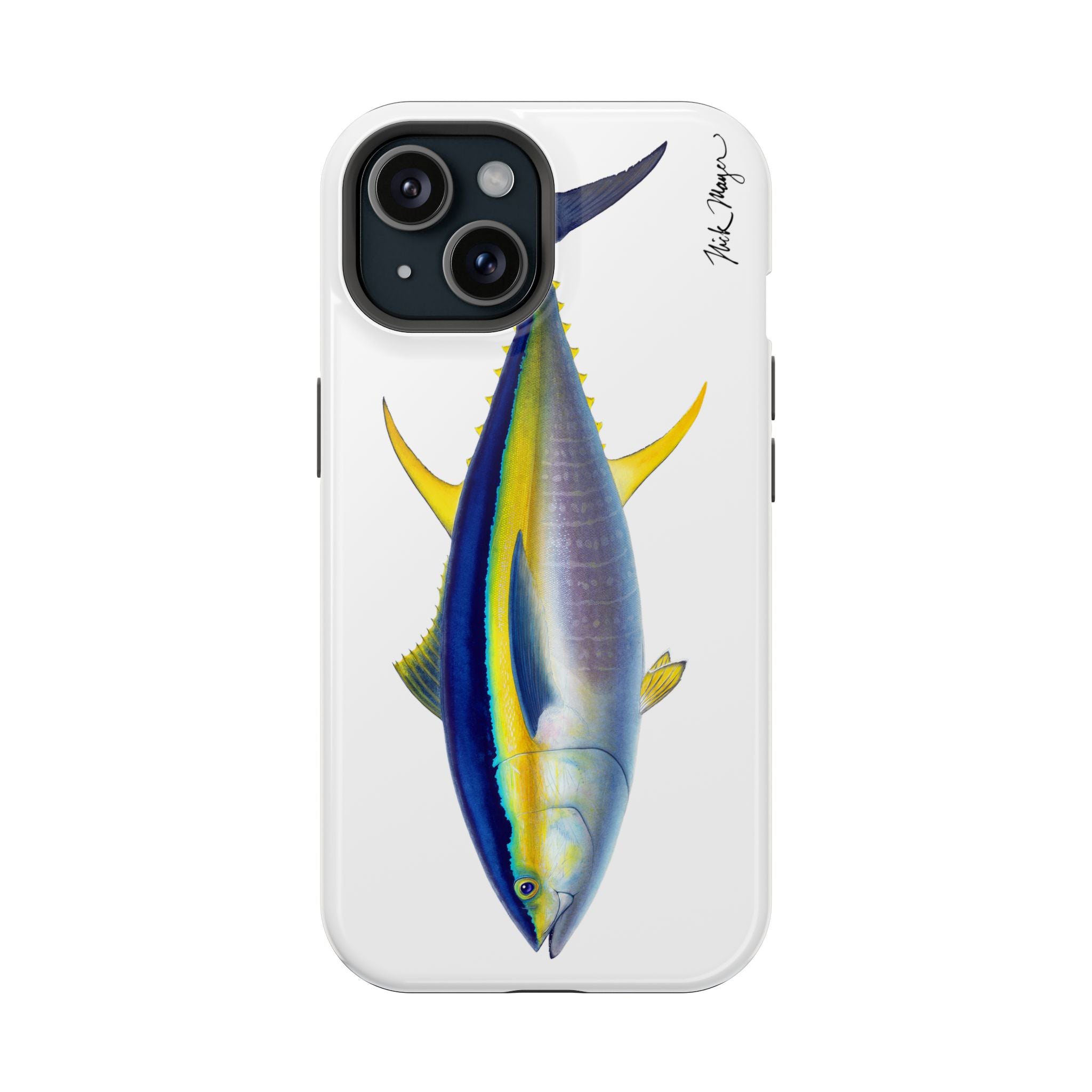 Yellowfin Tuna MagSafe White iPhone Case