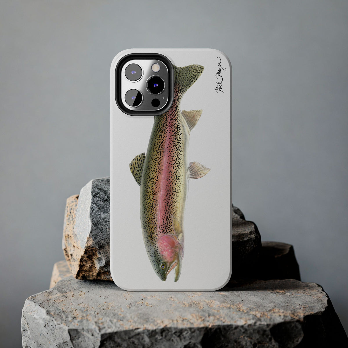Rainbow Trout White Phone Case (iPhone) Printify