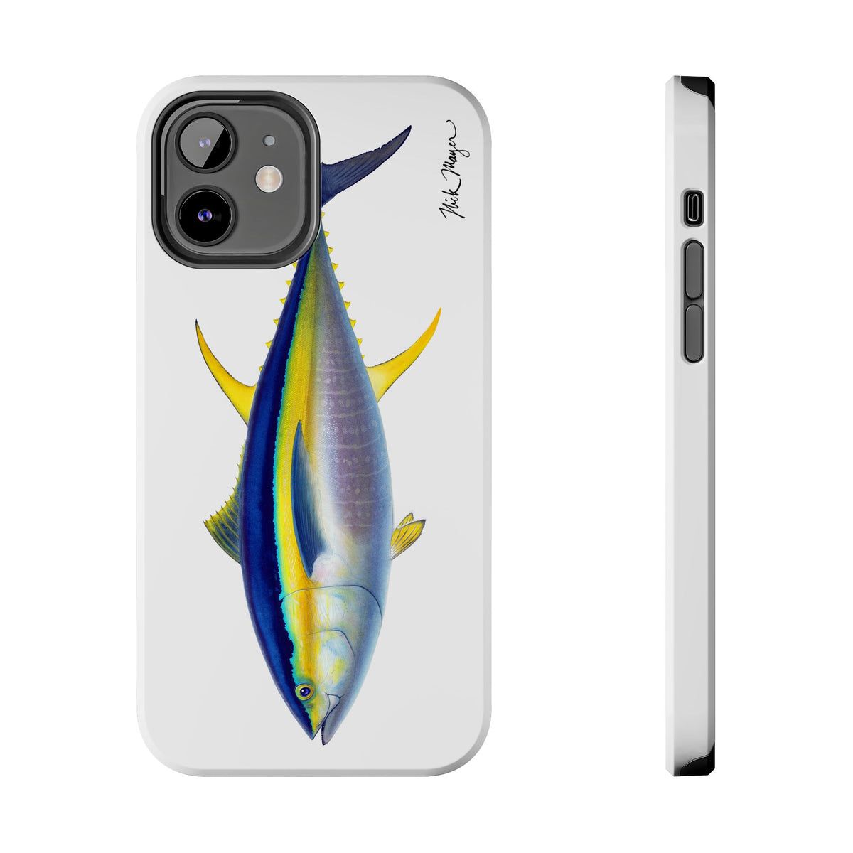 Yellowfin Tuna White Phone Case (iPhone) Printify