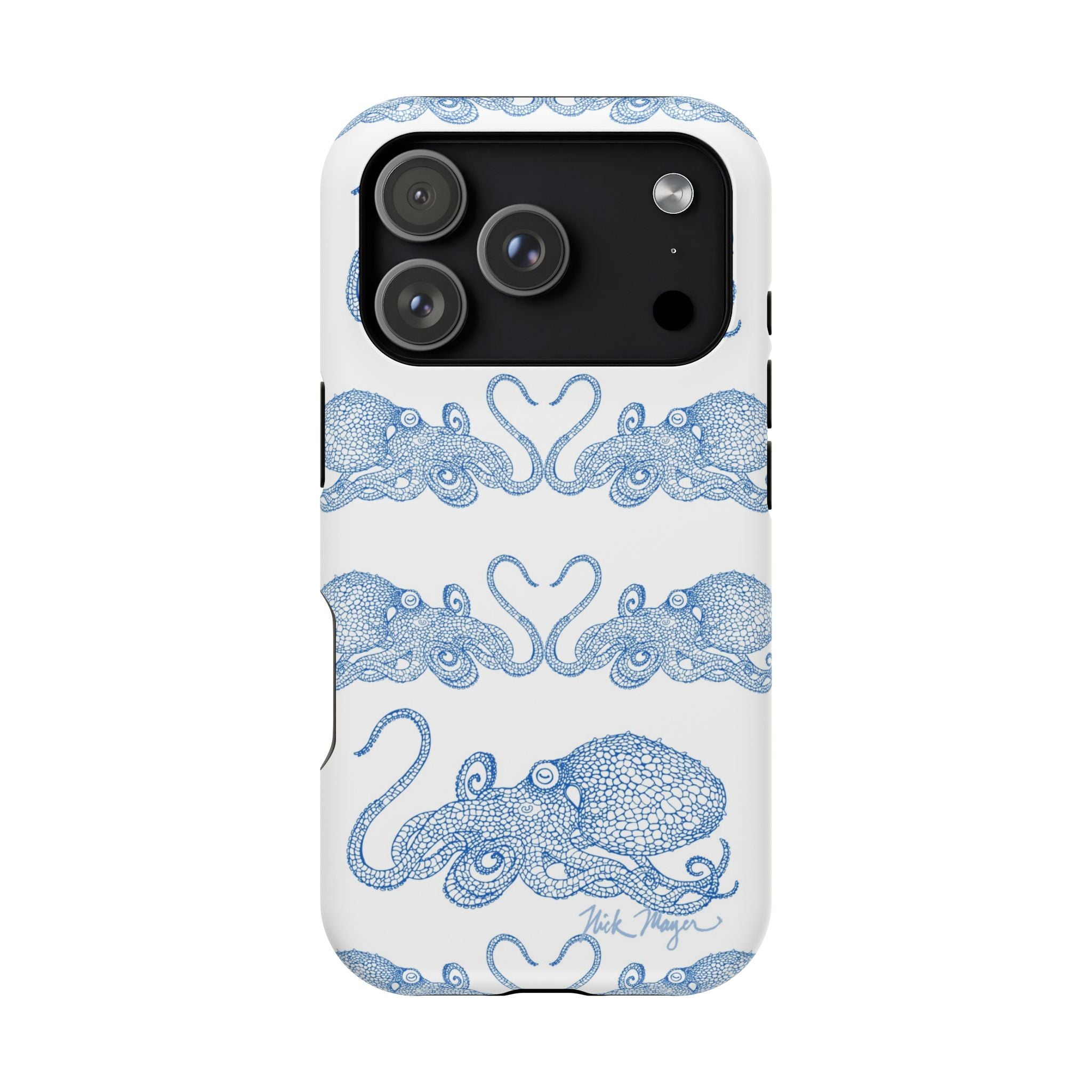 Blue Octopus 1 MagSafe iPhone Case