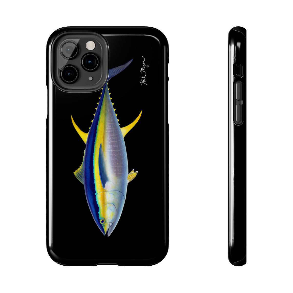 Yellowfin Tuna Black Phone Case (iPhone) Printify