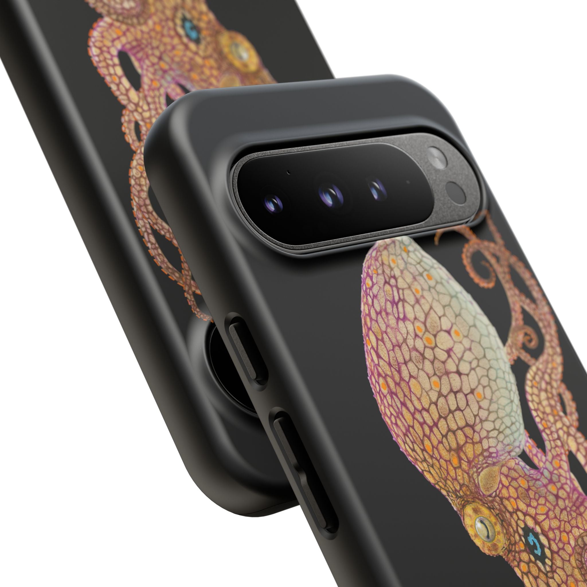 Two Spot Octopus Black Phone Case (Samsung)