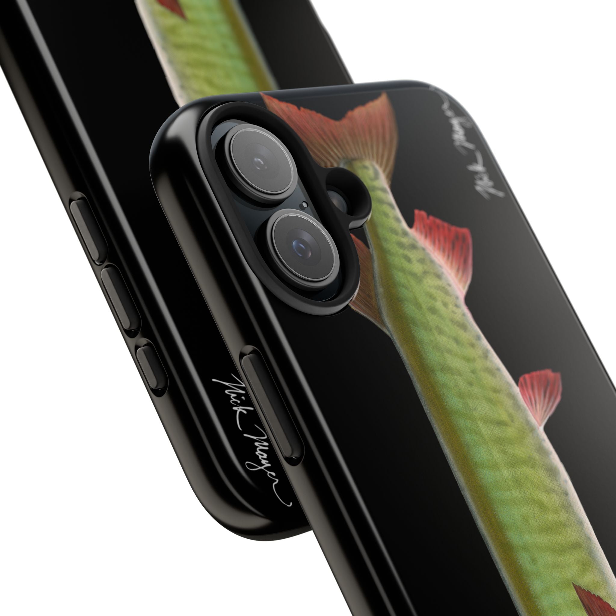 Trophy Muskie Black Phone Case (iPhone)