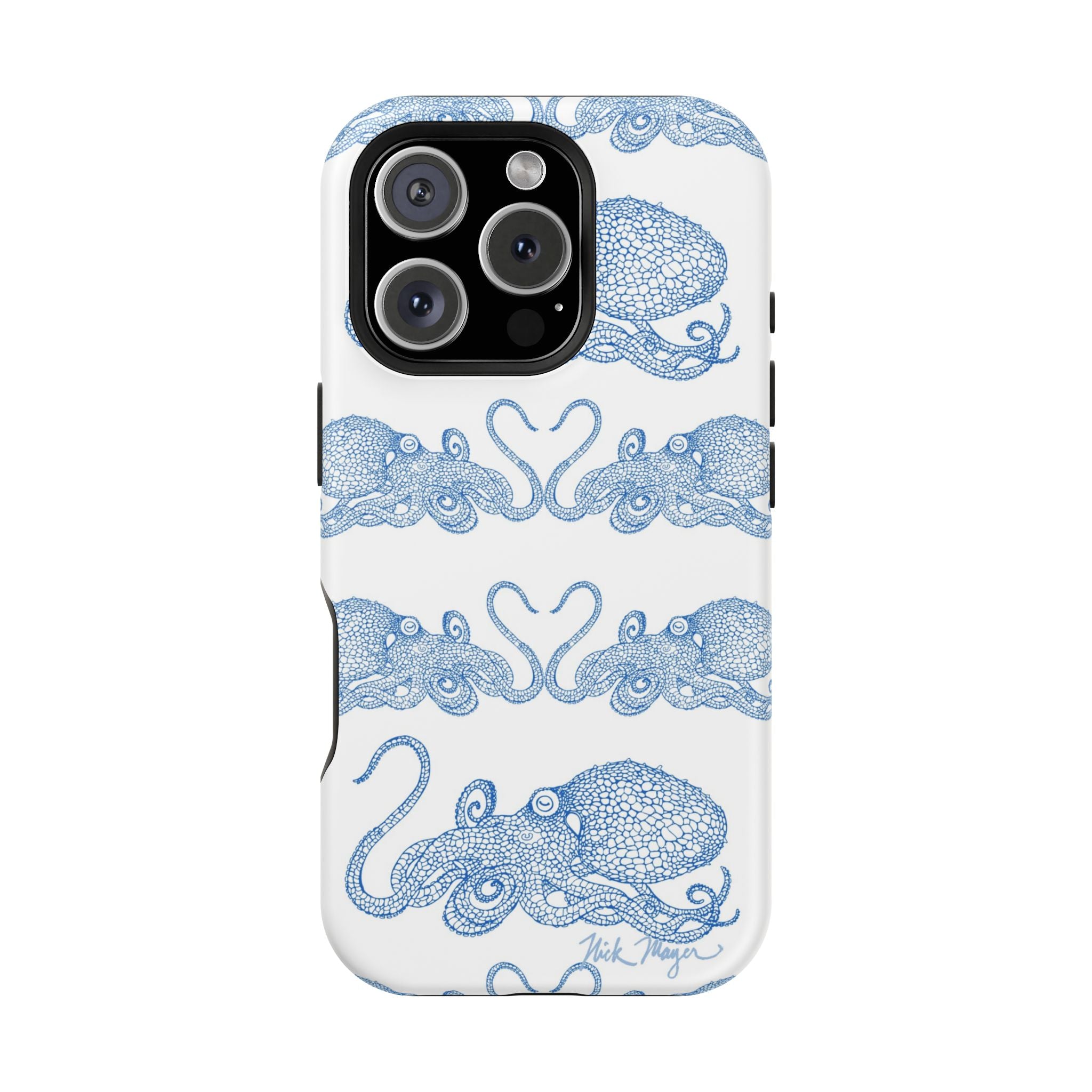 Blue Octopus 1 MagSafe iPhone Case