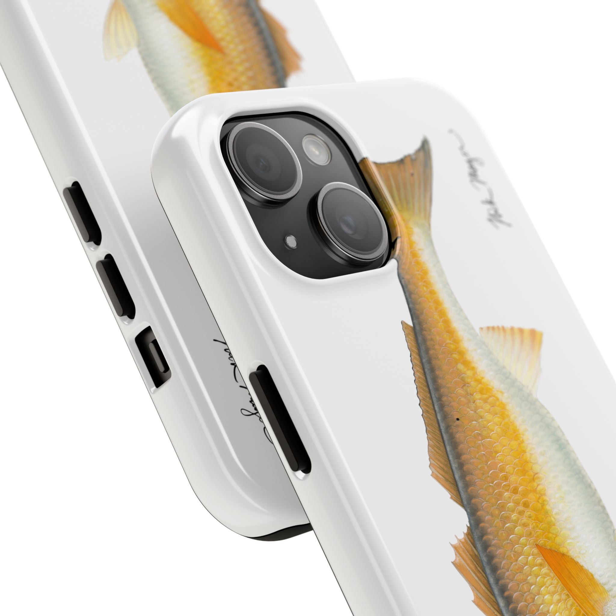 Bull Redfish White Phone Case (iPhone)