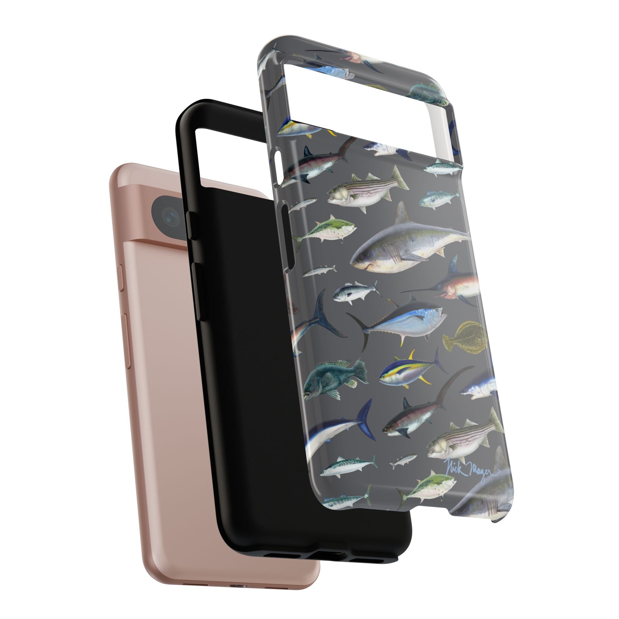 New England Offshore Fish Grey Phone Case, NEW!  (Samsung)