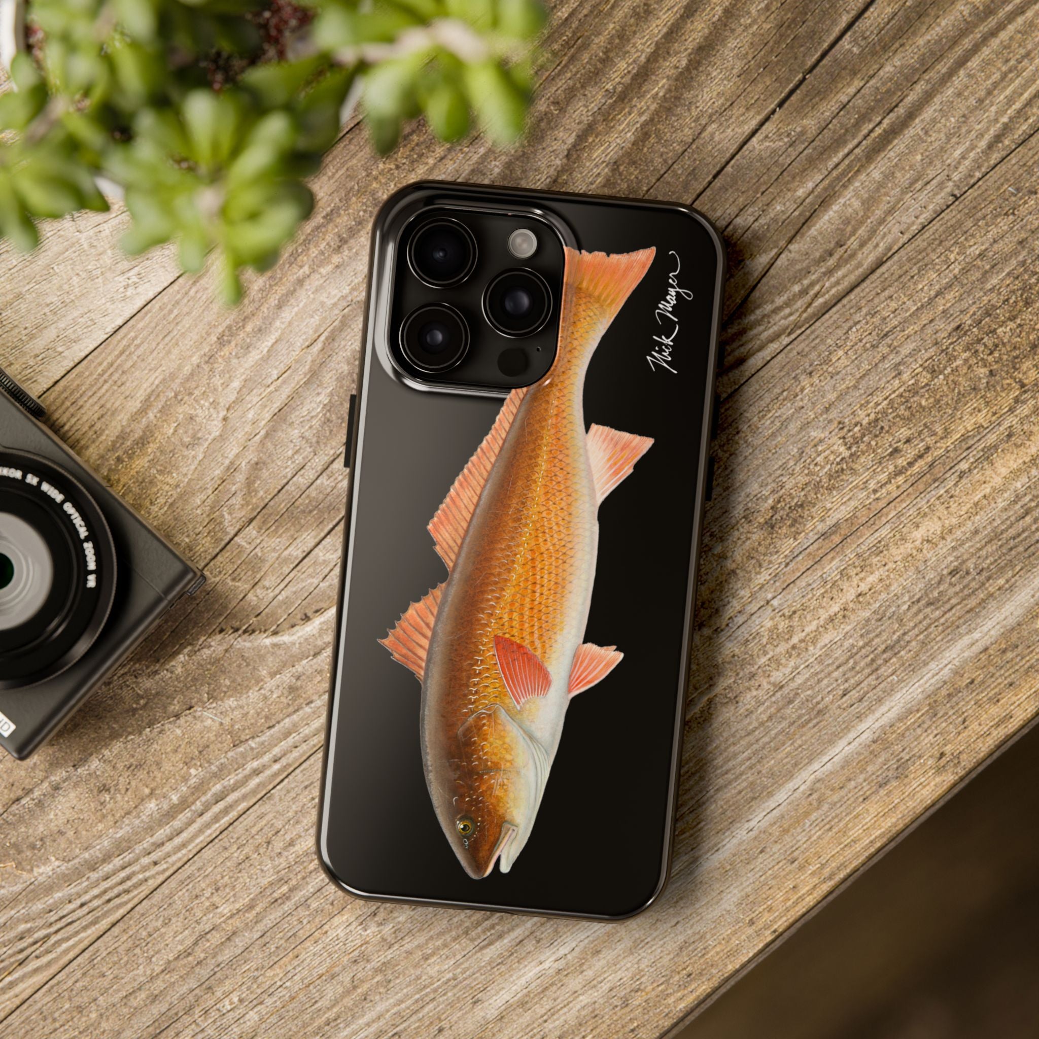 Redfish Black Phone Case (iPhone)