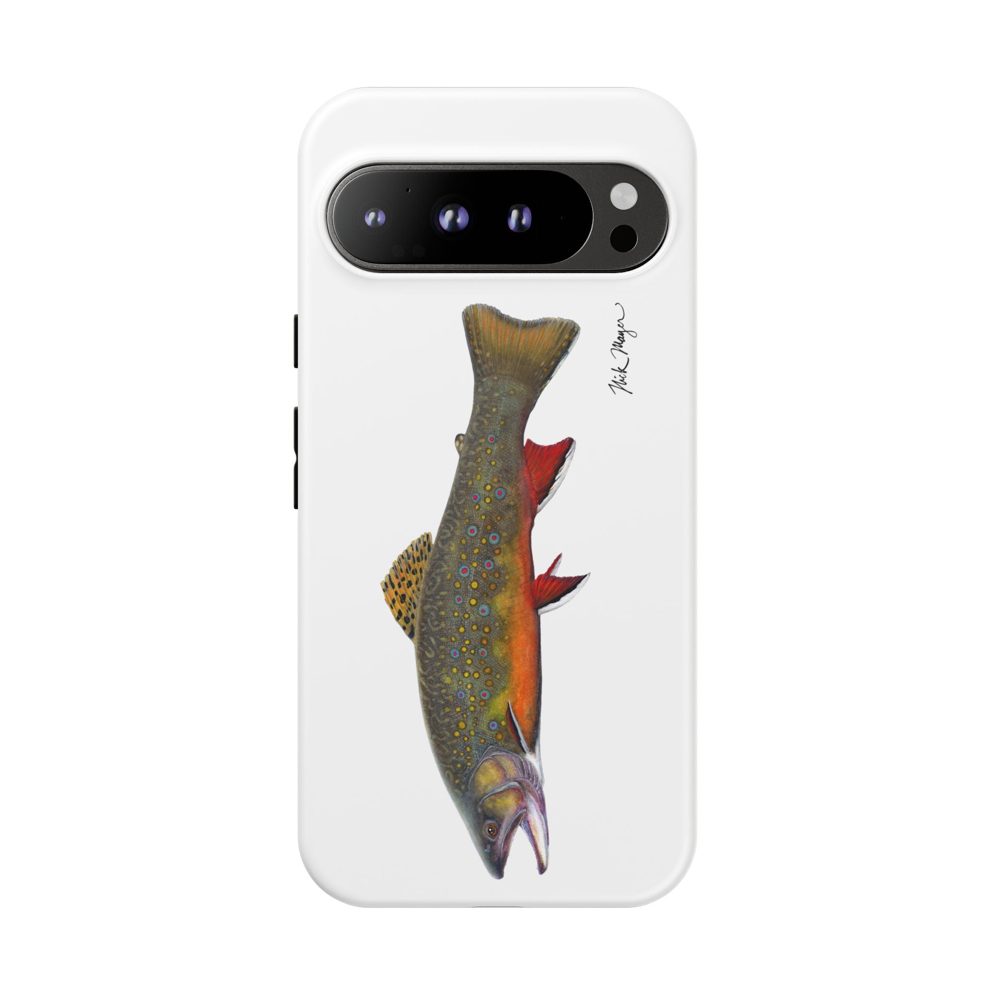 Brook Trout White Phone Case (Samsung)