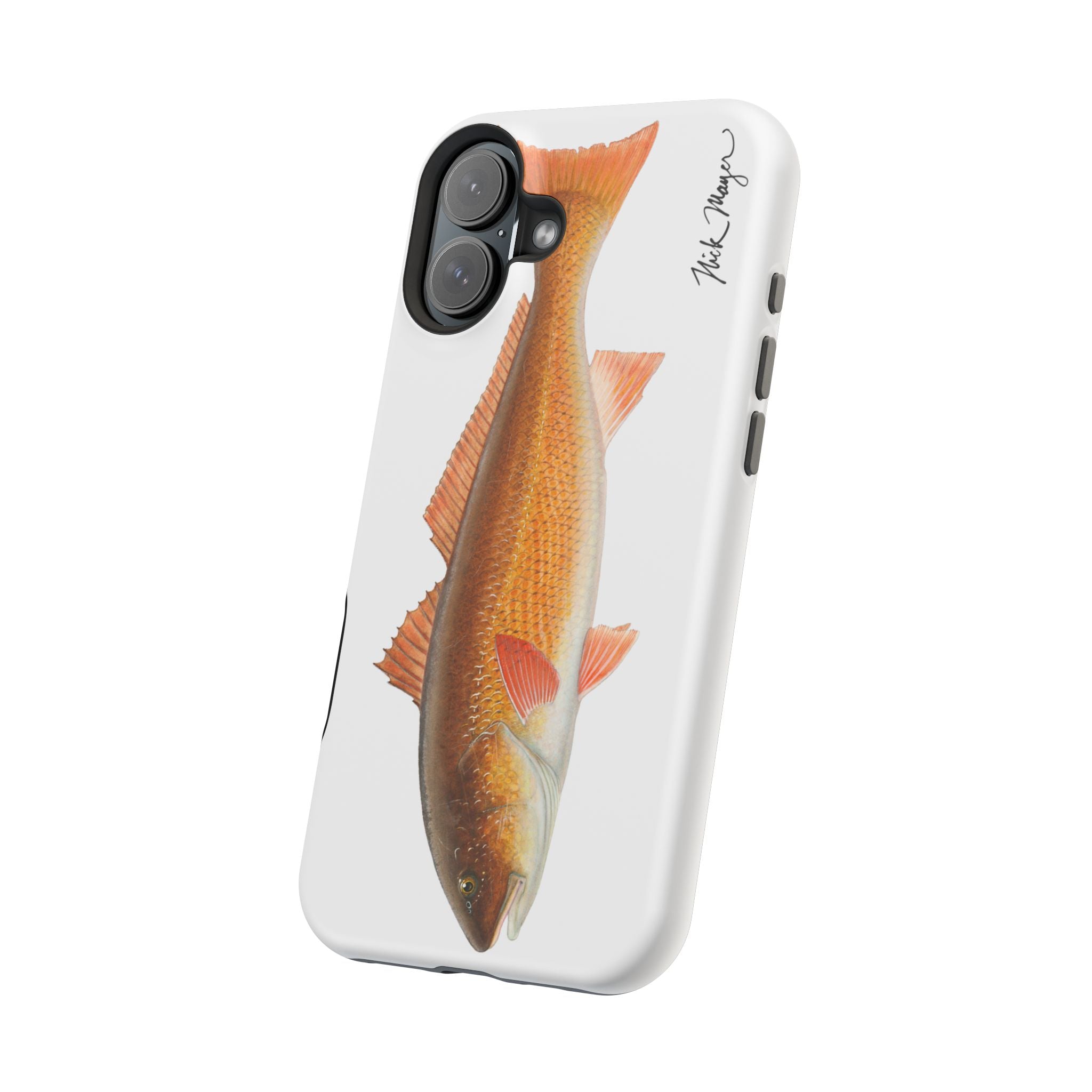 Redfish MagSafe White iPhone Case