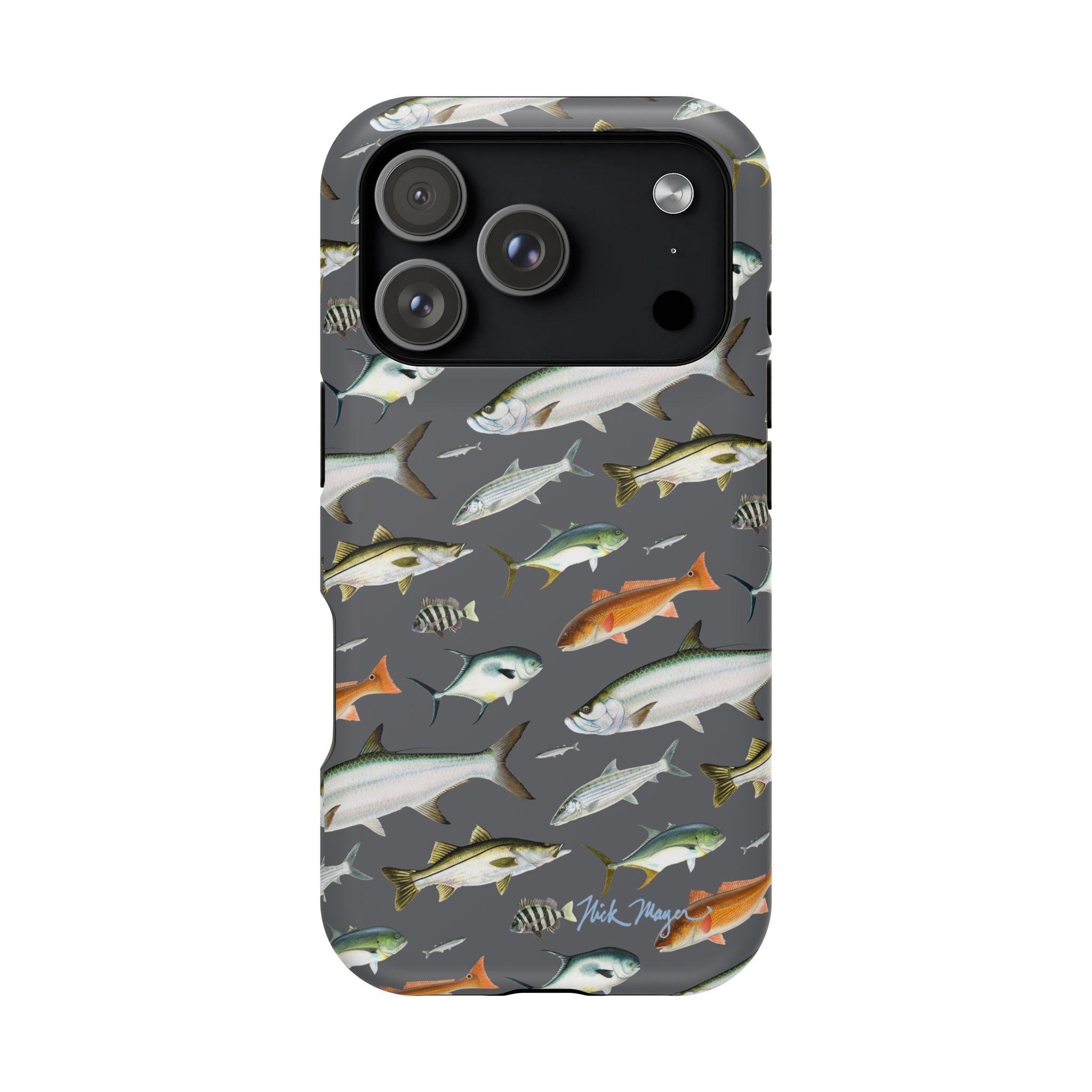 Southern Fish Grey MagSafe iPhone Case