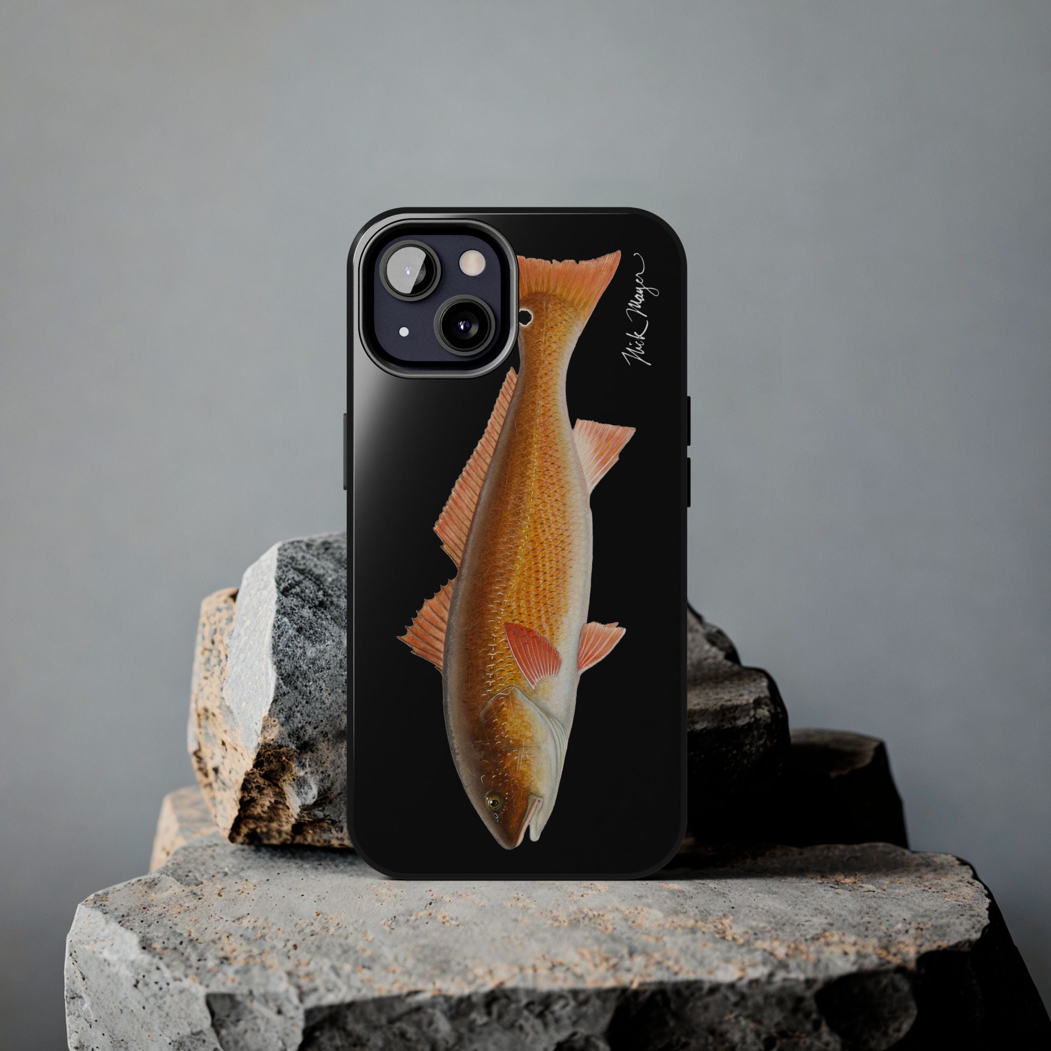 Redfish Black Phone Case (iPhone)