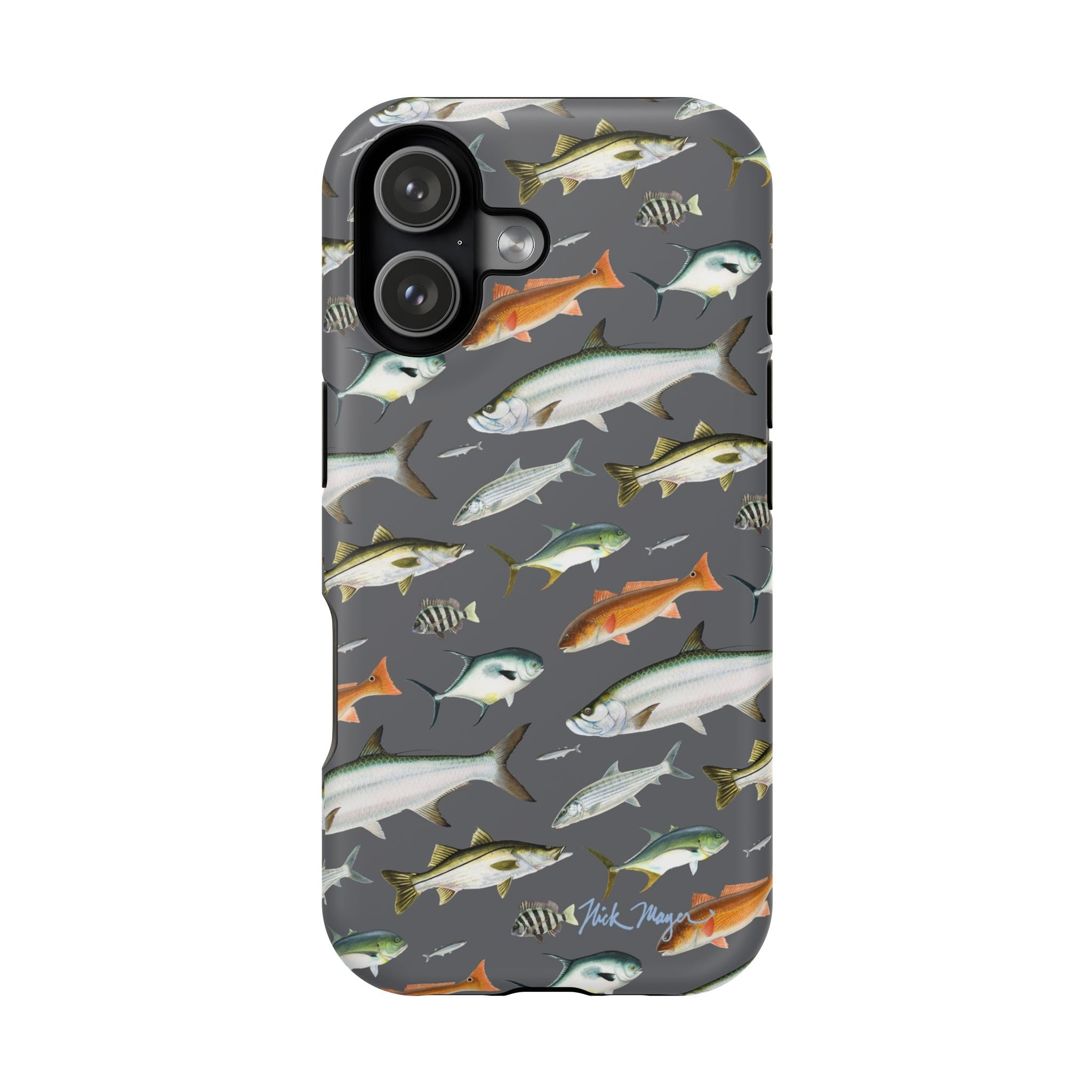 Southern Fish Grey MagSafe iPhone Case